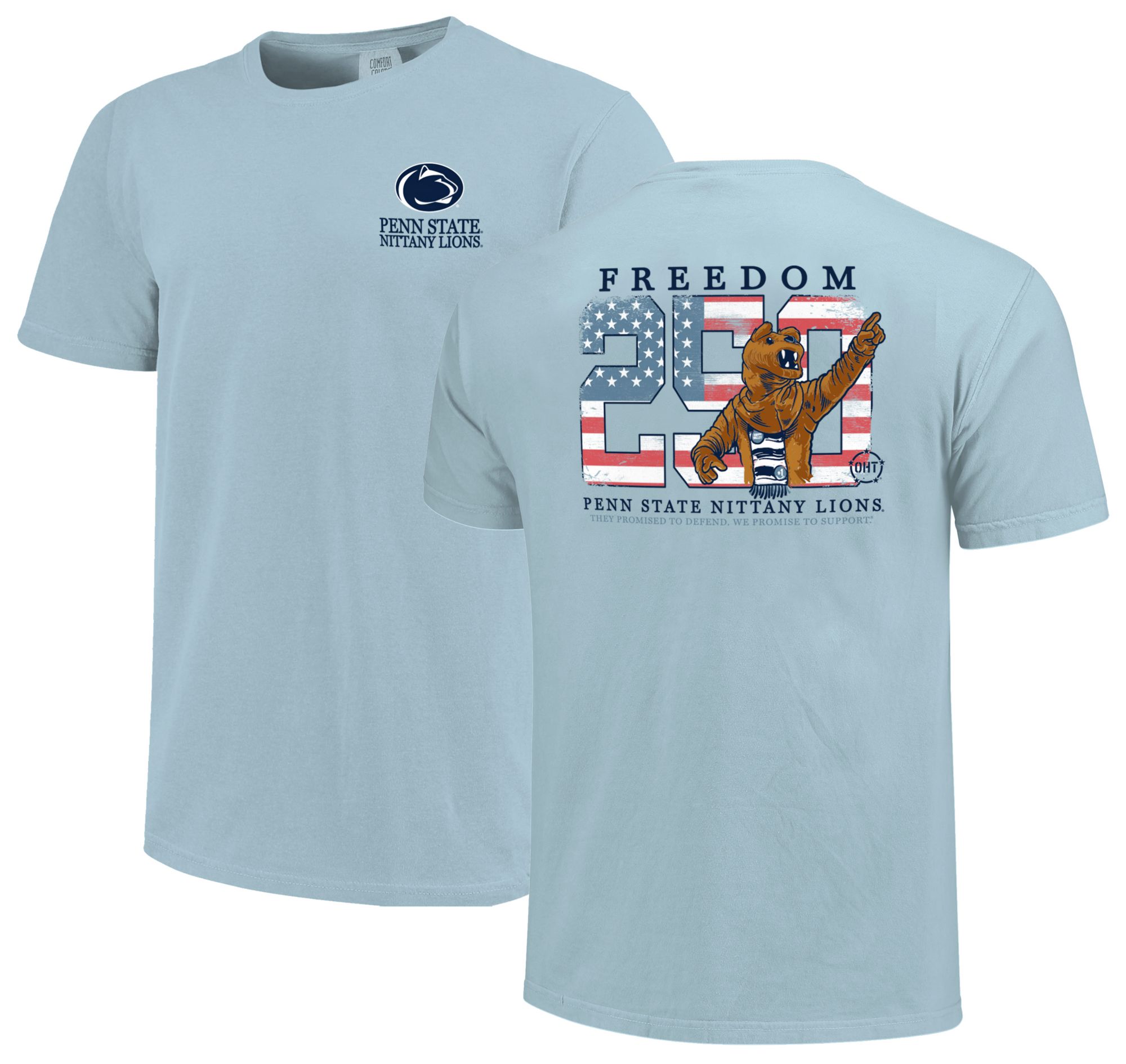 Image One Men's Penn State Nittany Lions Chambray Mascot 250 T-Shirt