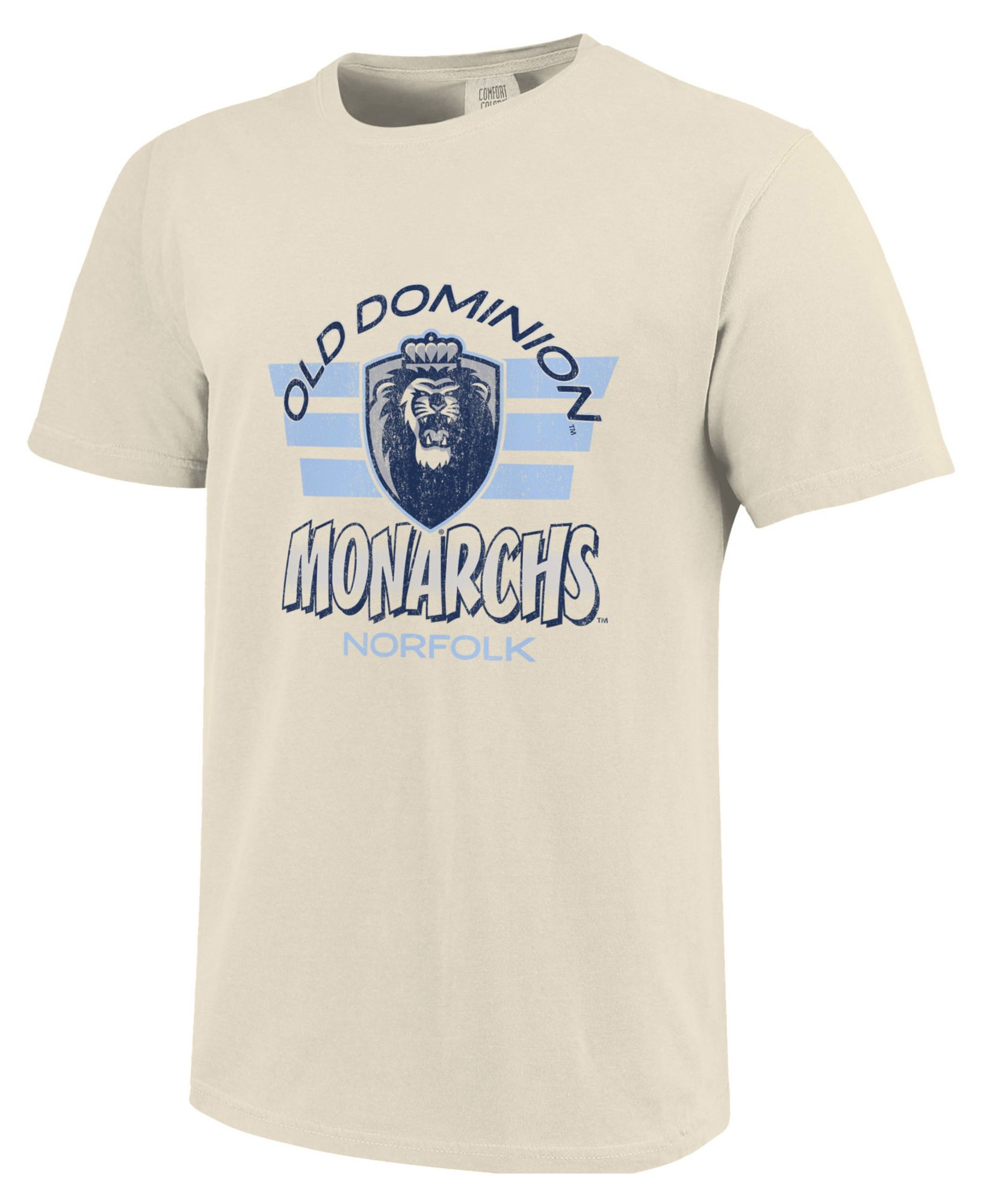 Image One Men's Old Dominion Monarchs Triple Stripe Overlay T-Shirt