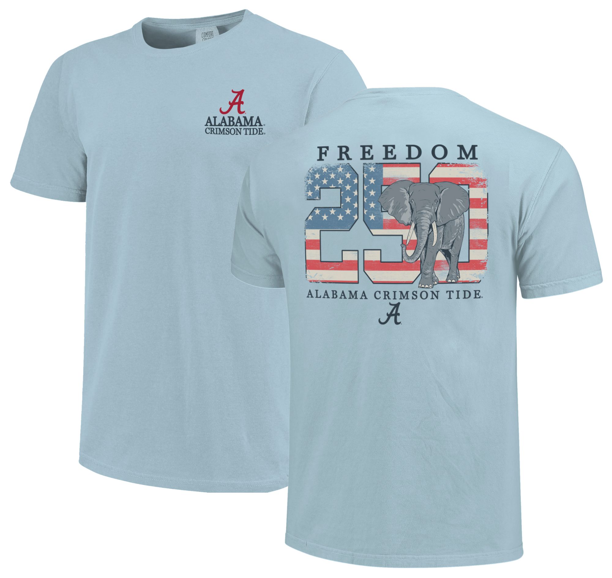 Image One Men's Alabama Crimson Tide Chambray Mascot 250 T-Shirt