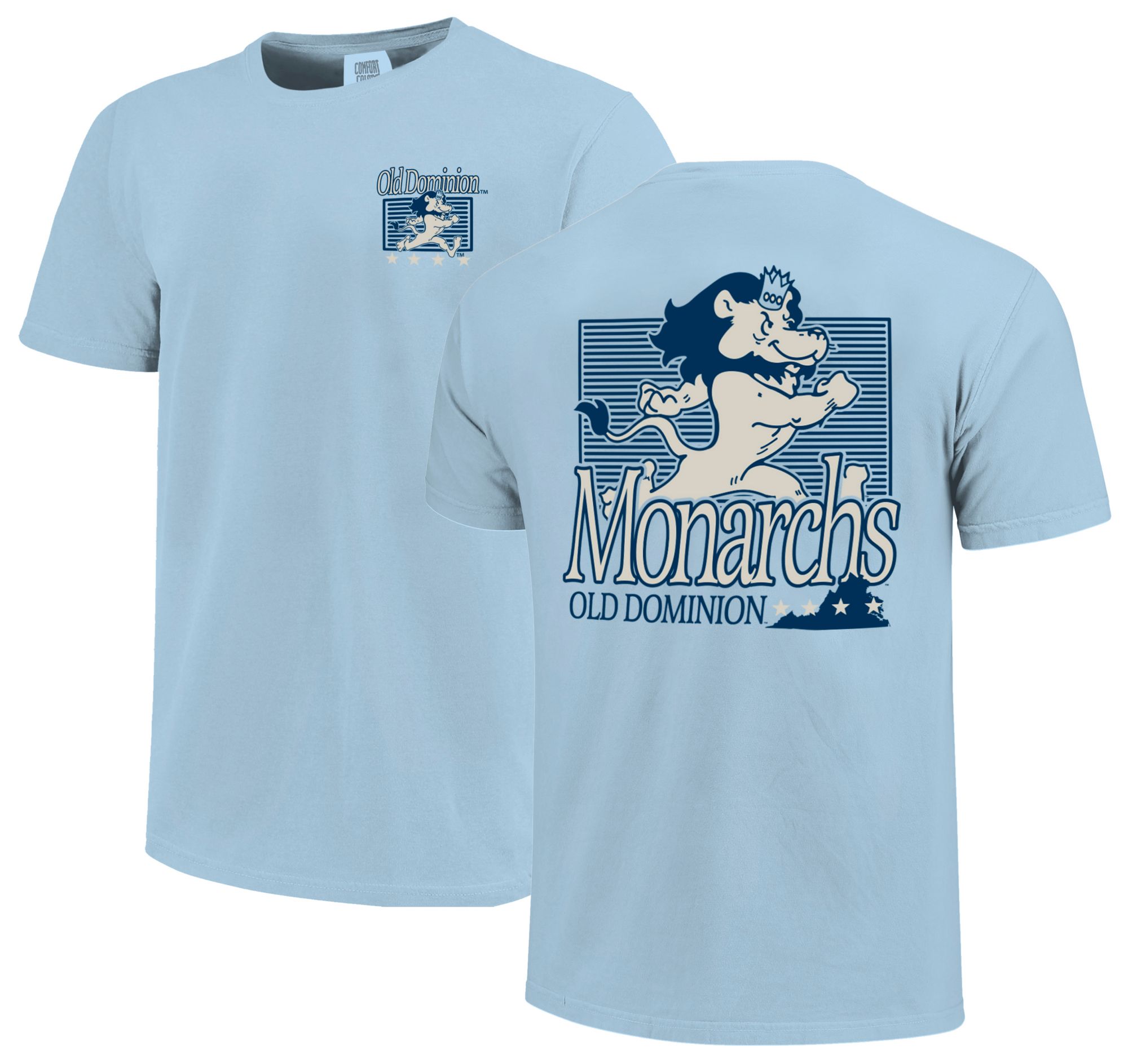 Image One Men's Old Dominion Monarchs Blue Mascot T-Shirt