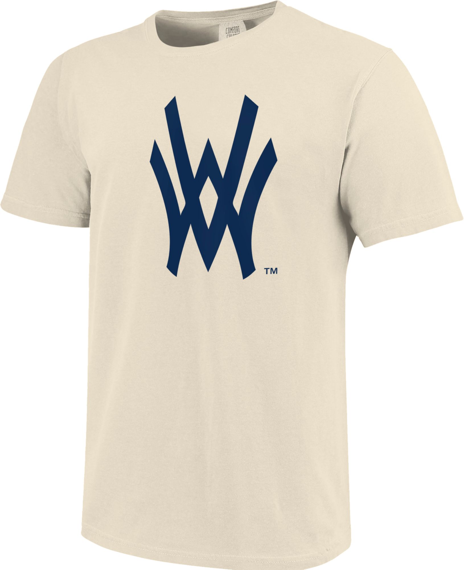 Image One Men's West Virginia Mountaineers Oatmeal Vintage Logo T-Shirt