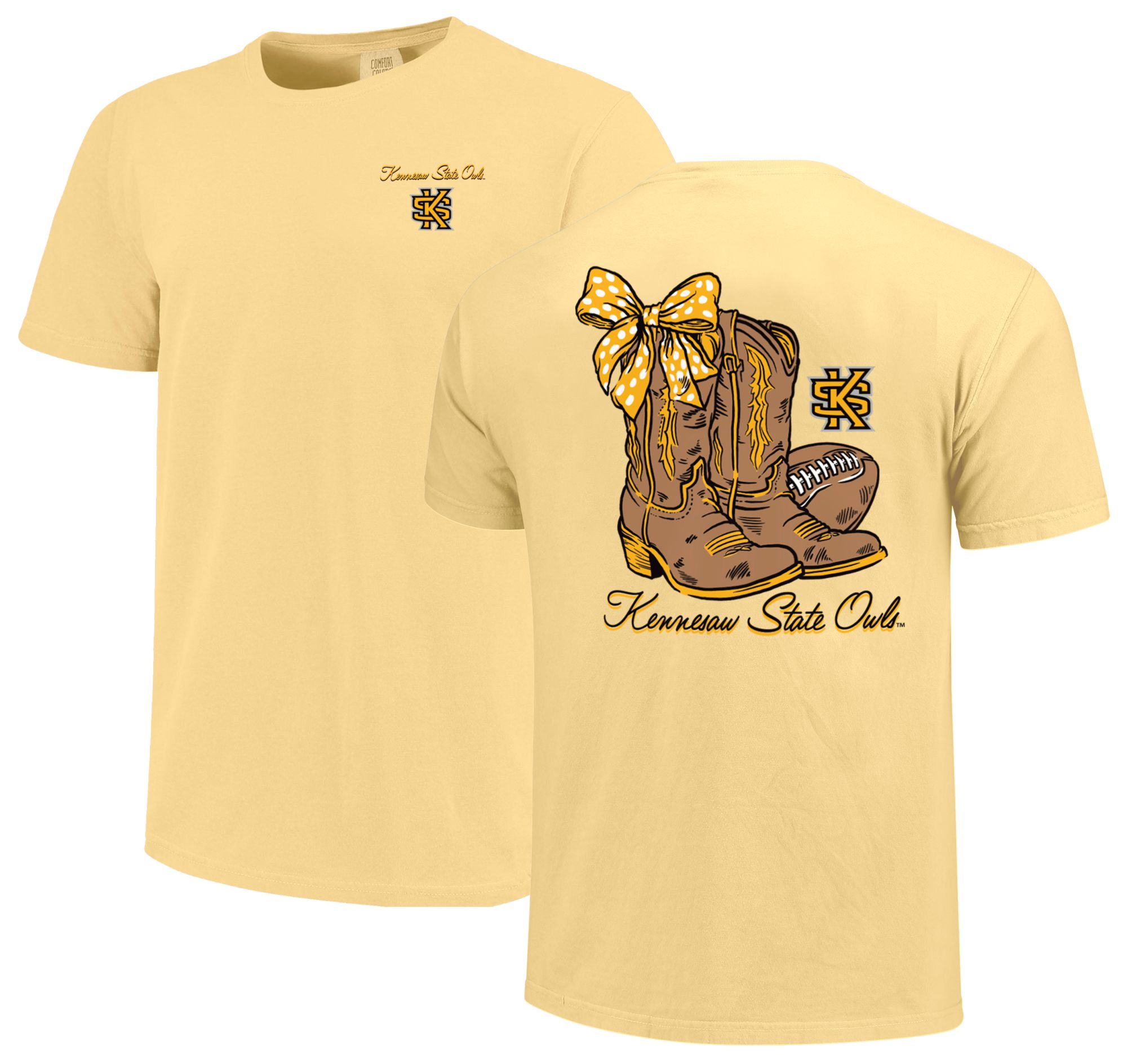 Image One Women's Kennesaw State Owls Football T-Shirt