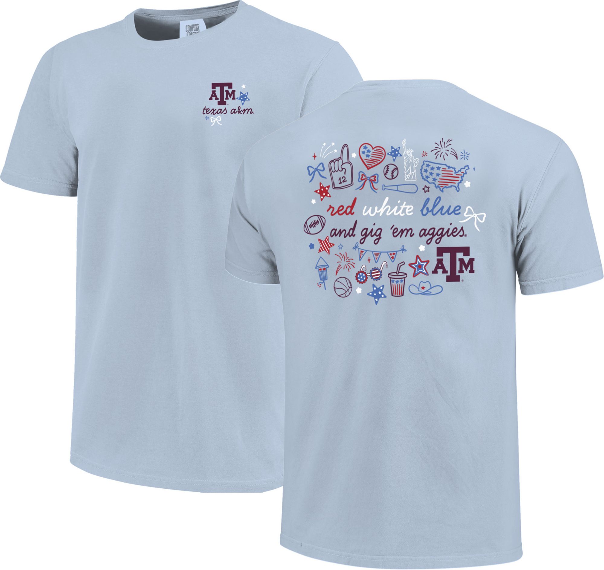 Image One Women's Texas A&amp;M Aggies Americana T-Shirt