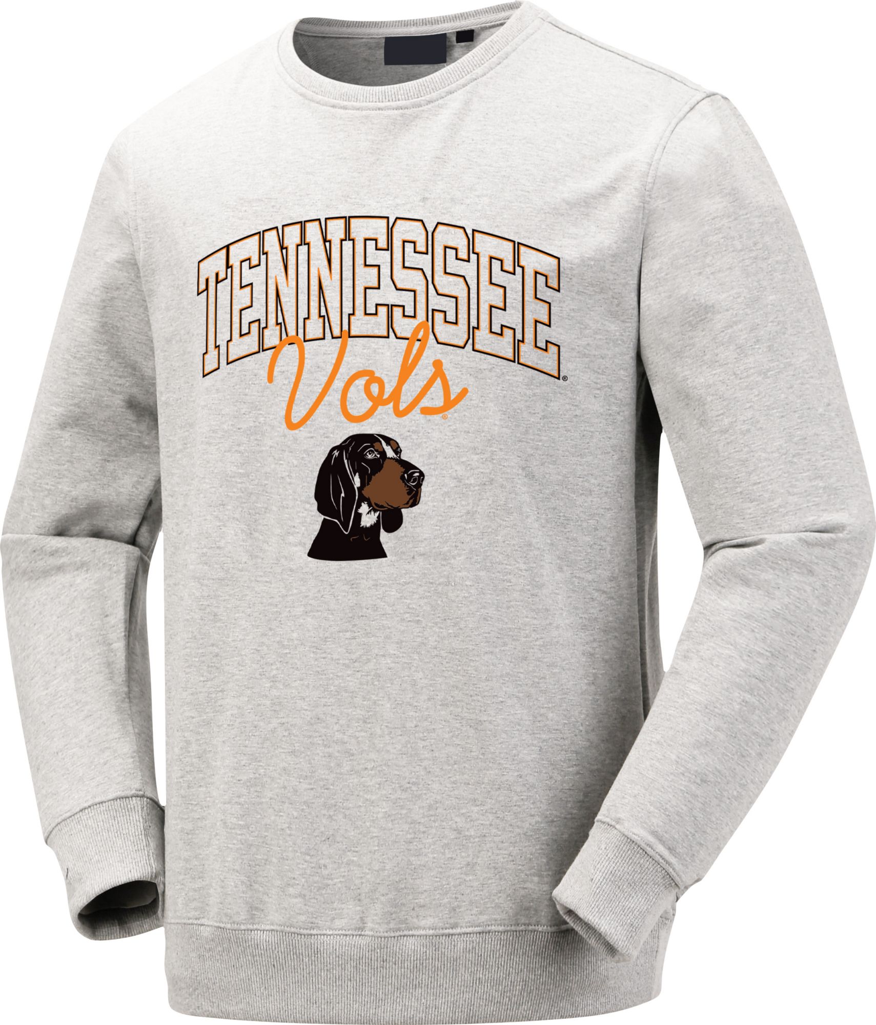 Image One Women's Tennessee Volunteers Heather Crew Neck Sweatshirt
