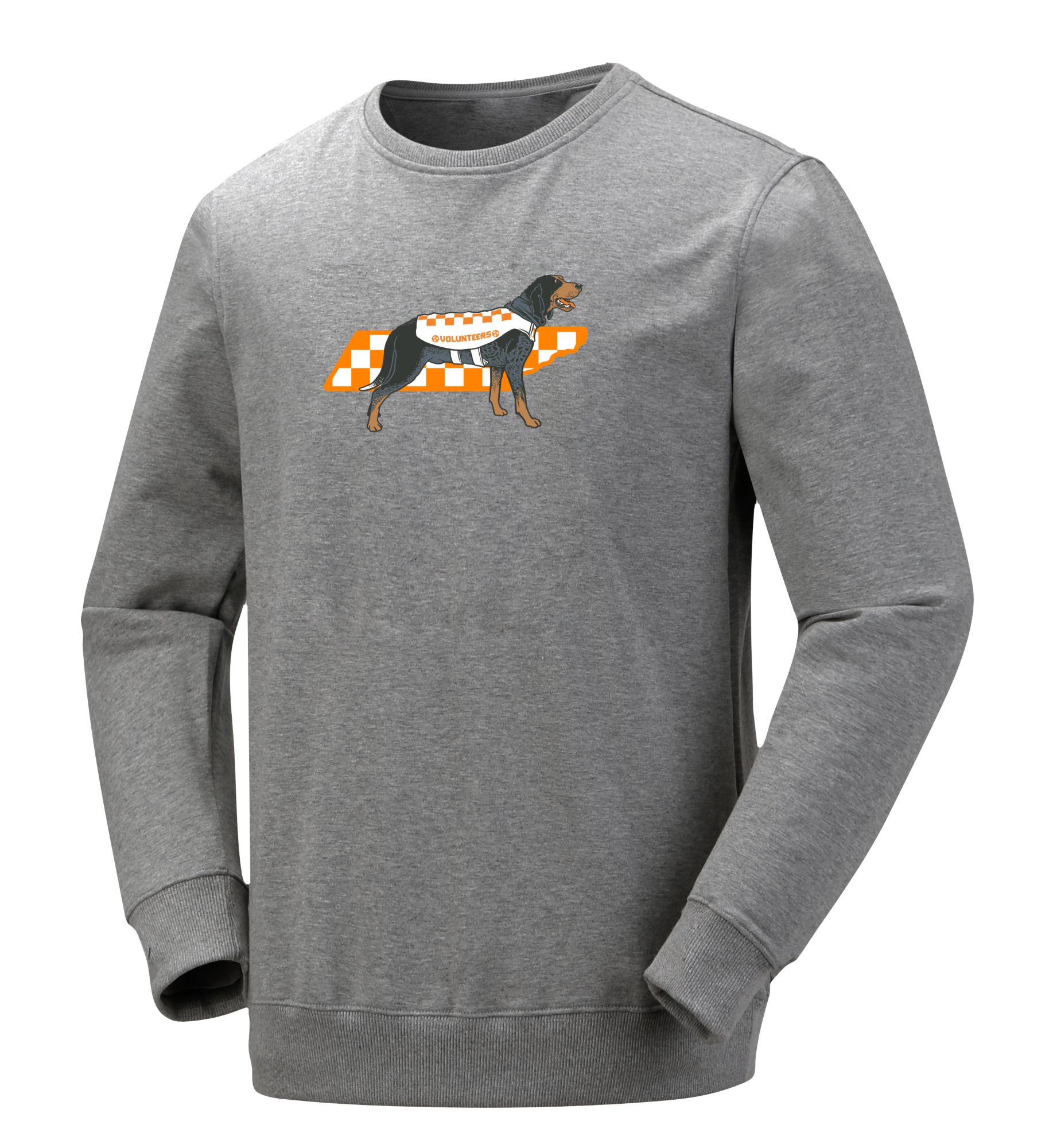 Image One Women's Tennessee Volunteers Light Blue Mascot Crewneck Sweatshirt