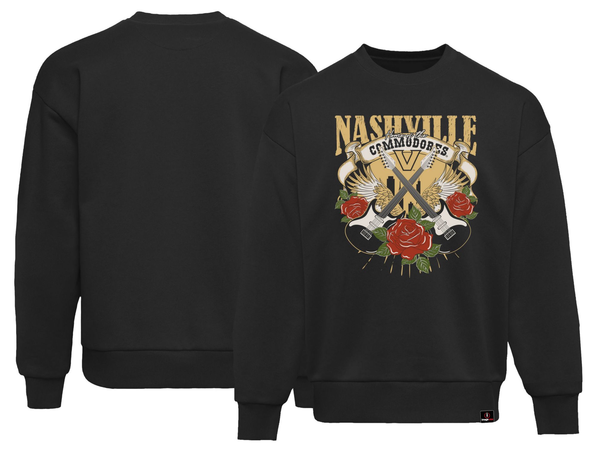 Image One Women's Vanderbilt Commodores Crew Neck Sweatshirt