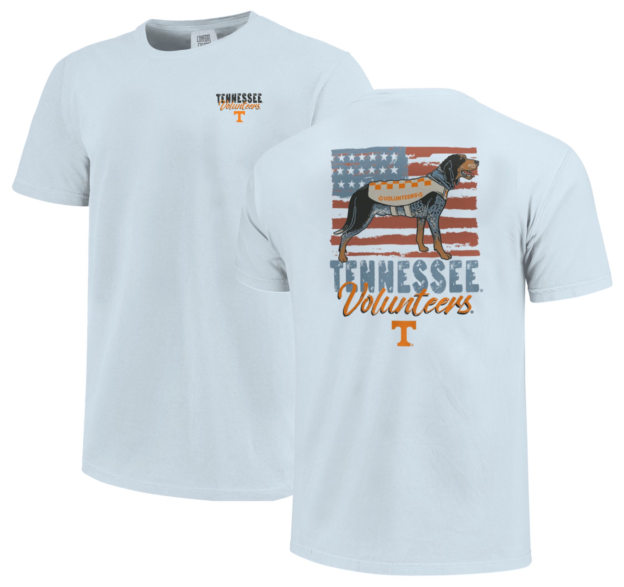 Image One Youth Tennessee Volunteers Chambray Mascot Flag T-Shirt