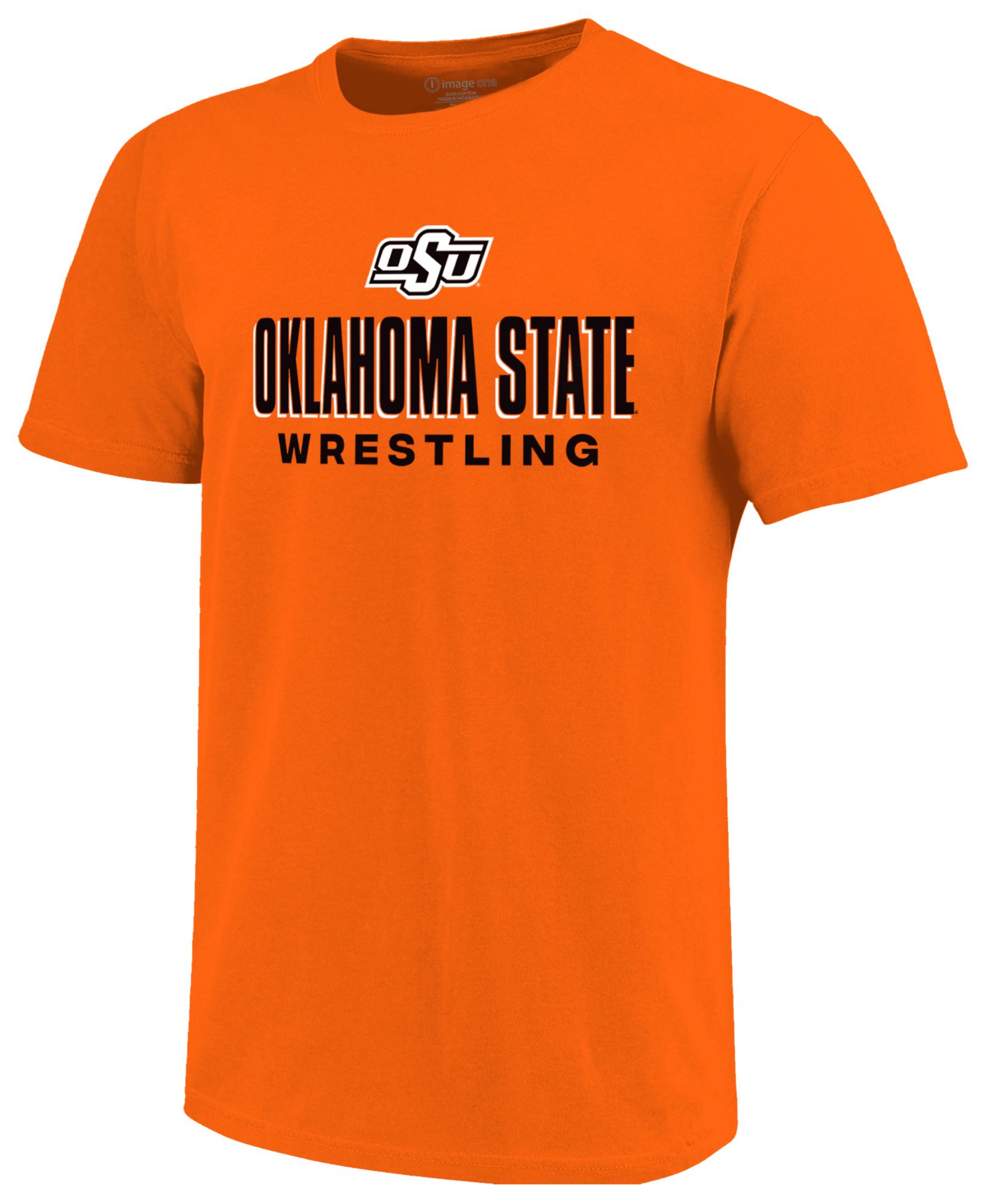 Image One Youth Oklahoma State Cowboys Orange Wrestling T-Shirt