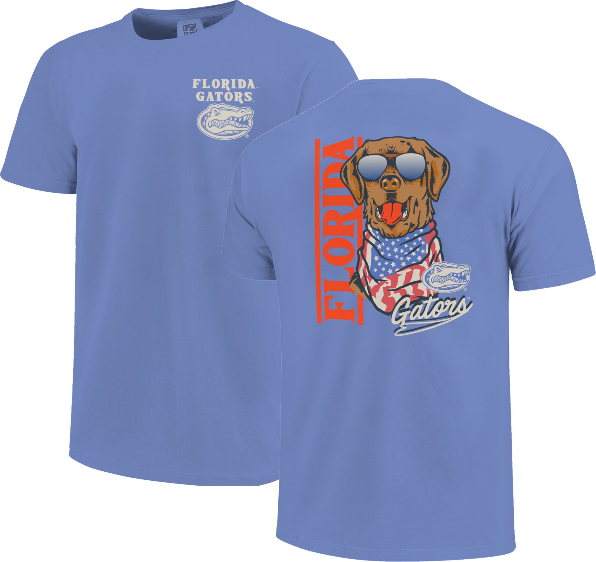 Image One Youth Florida Gators Flo Blue American Dog T-Shirt
