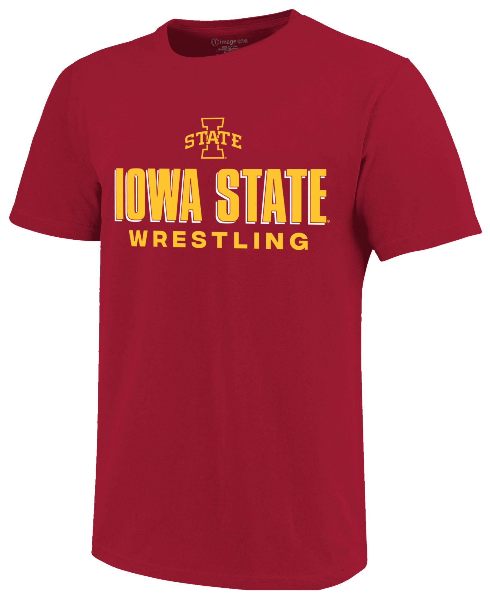 Image One Youth Iowa State Cyclones Garnet Wrestling T-Shirt