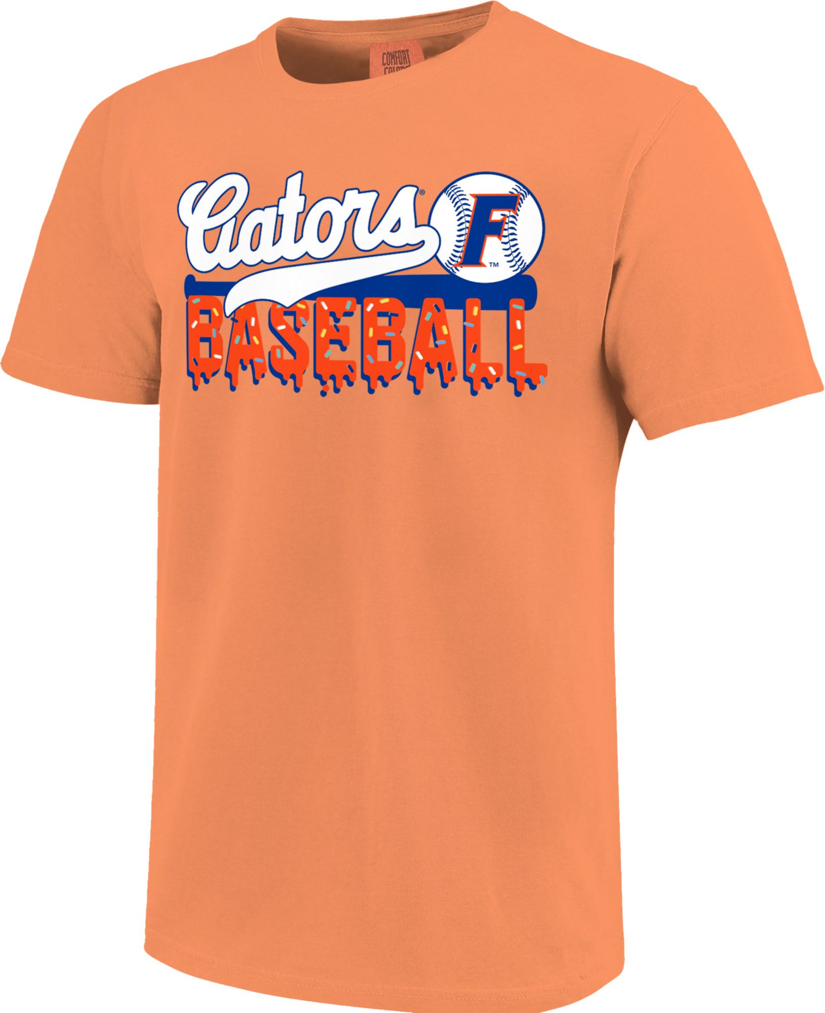 Image One Youth Florida Gators Melon Baseball Letter Drip T-Shirt
