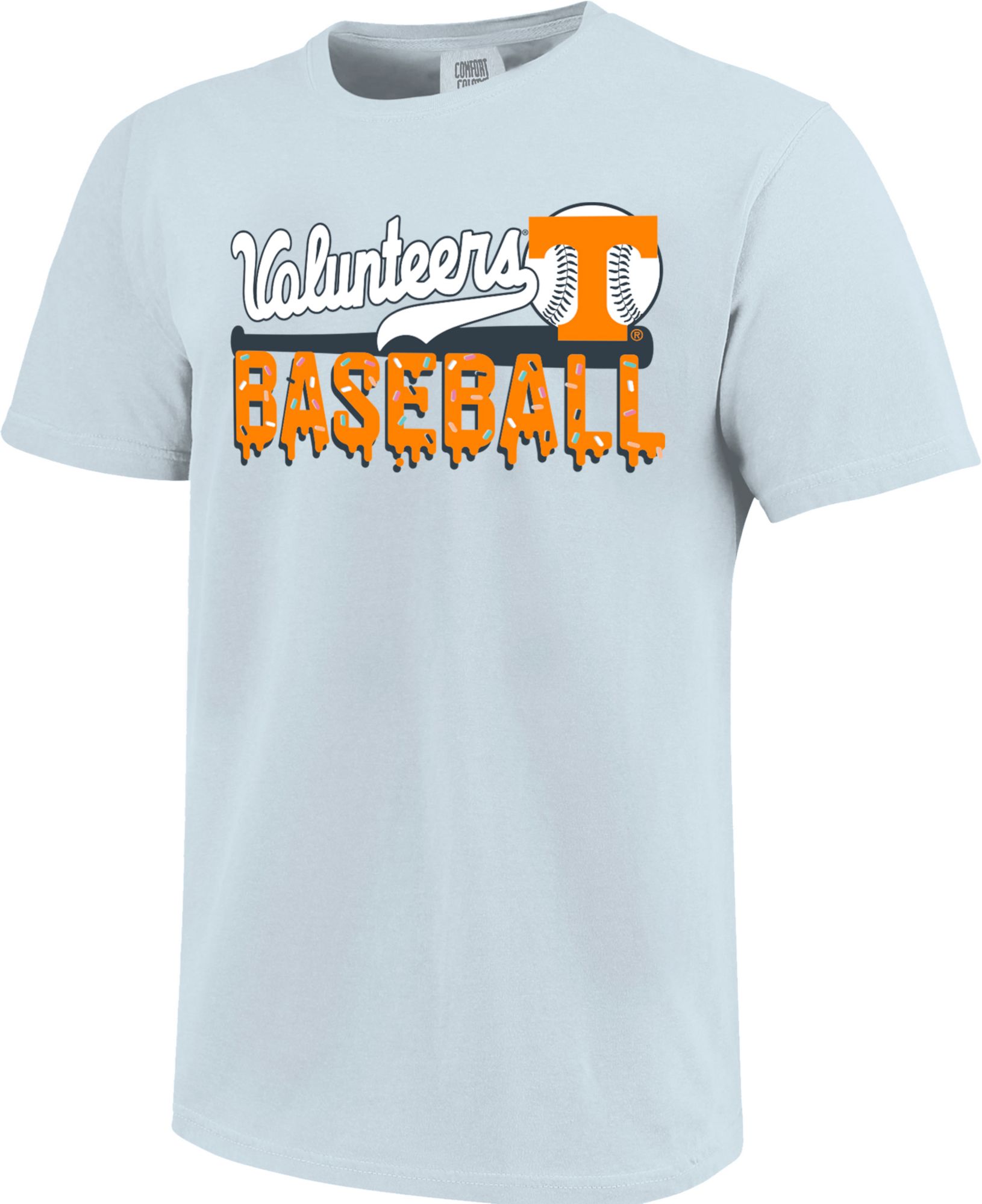 Image One Youth Tennessee Volunteers Chambray Baseball Letter Drip T-Shirt