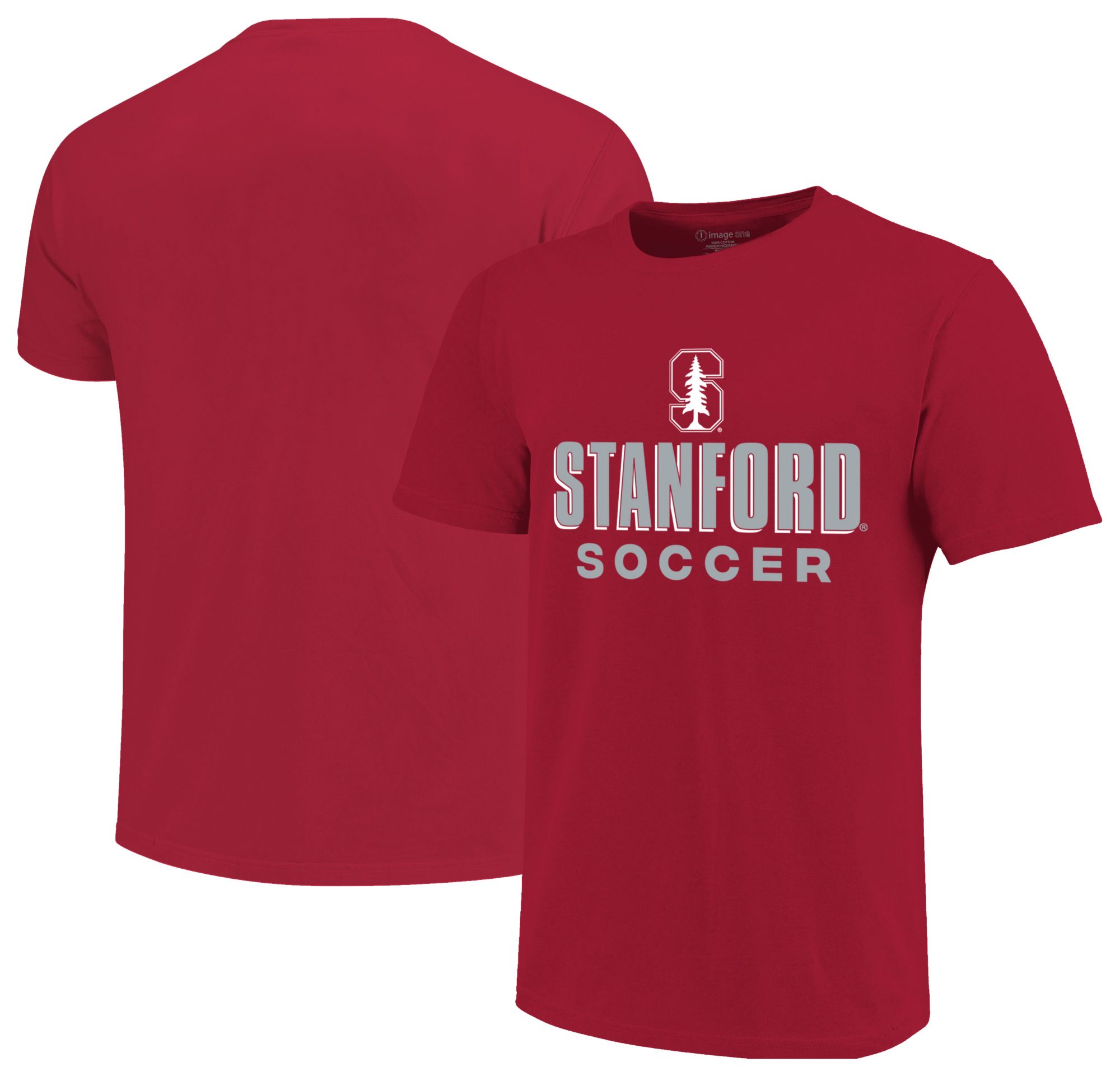 Image One Youth Stanford Cardinal Garnet Soccer T-Shirt