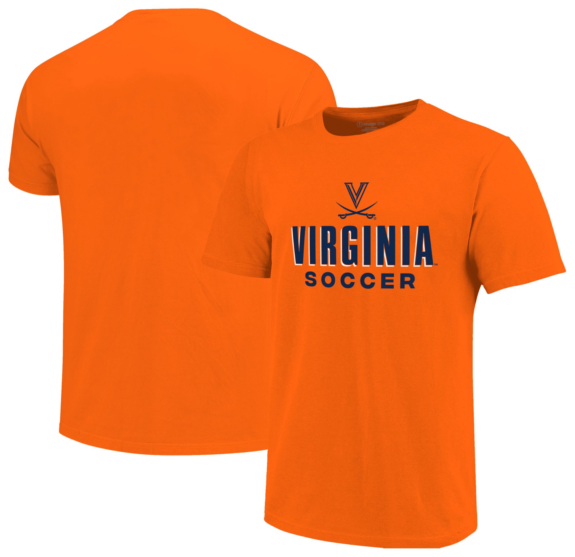 Image One Youth Virginia Cavaliers Orange Soccer T-Shirt