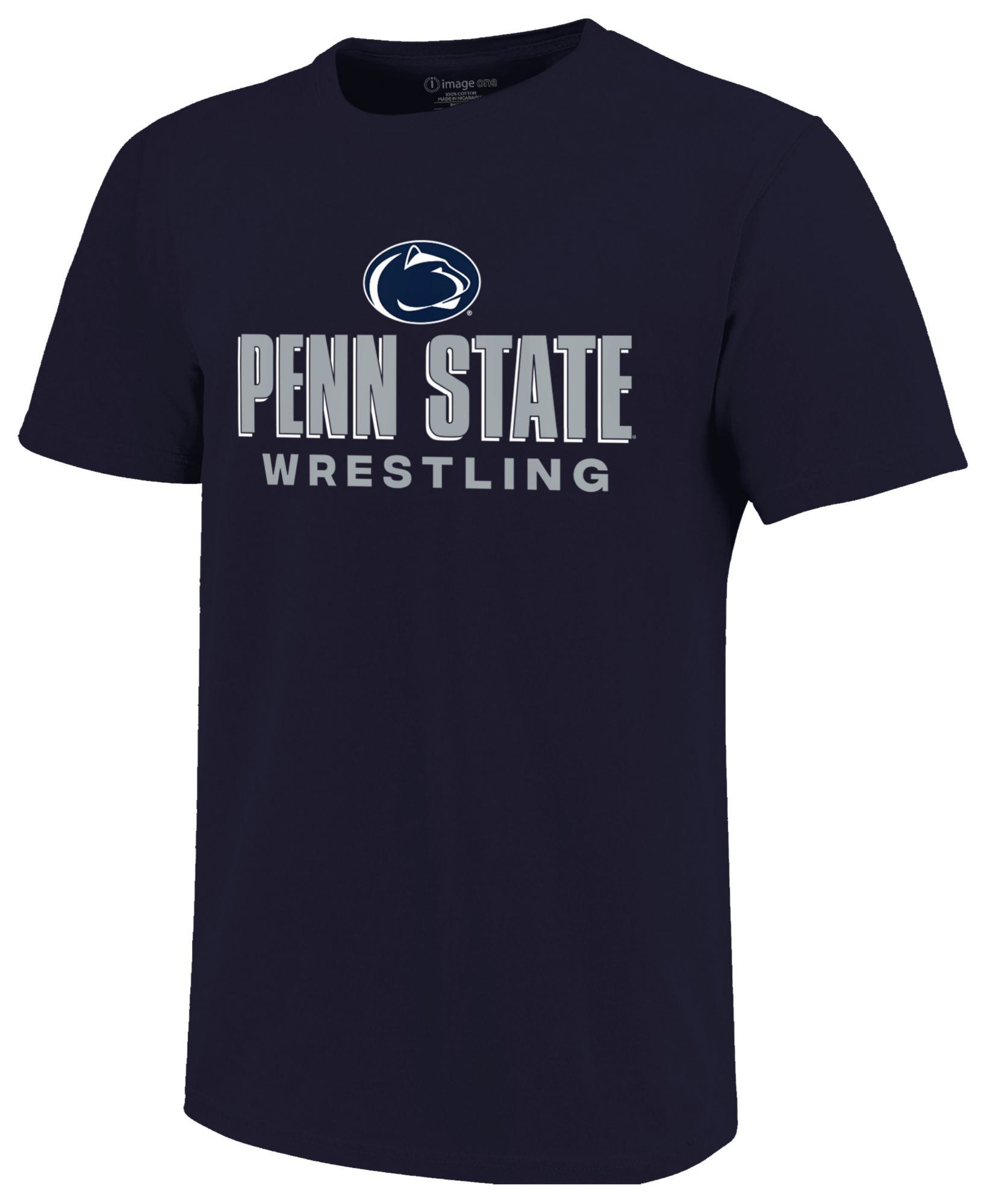 Image One Youth Penn State Nittany Lions Navy Wrestling T-Shirt