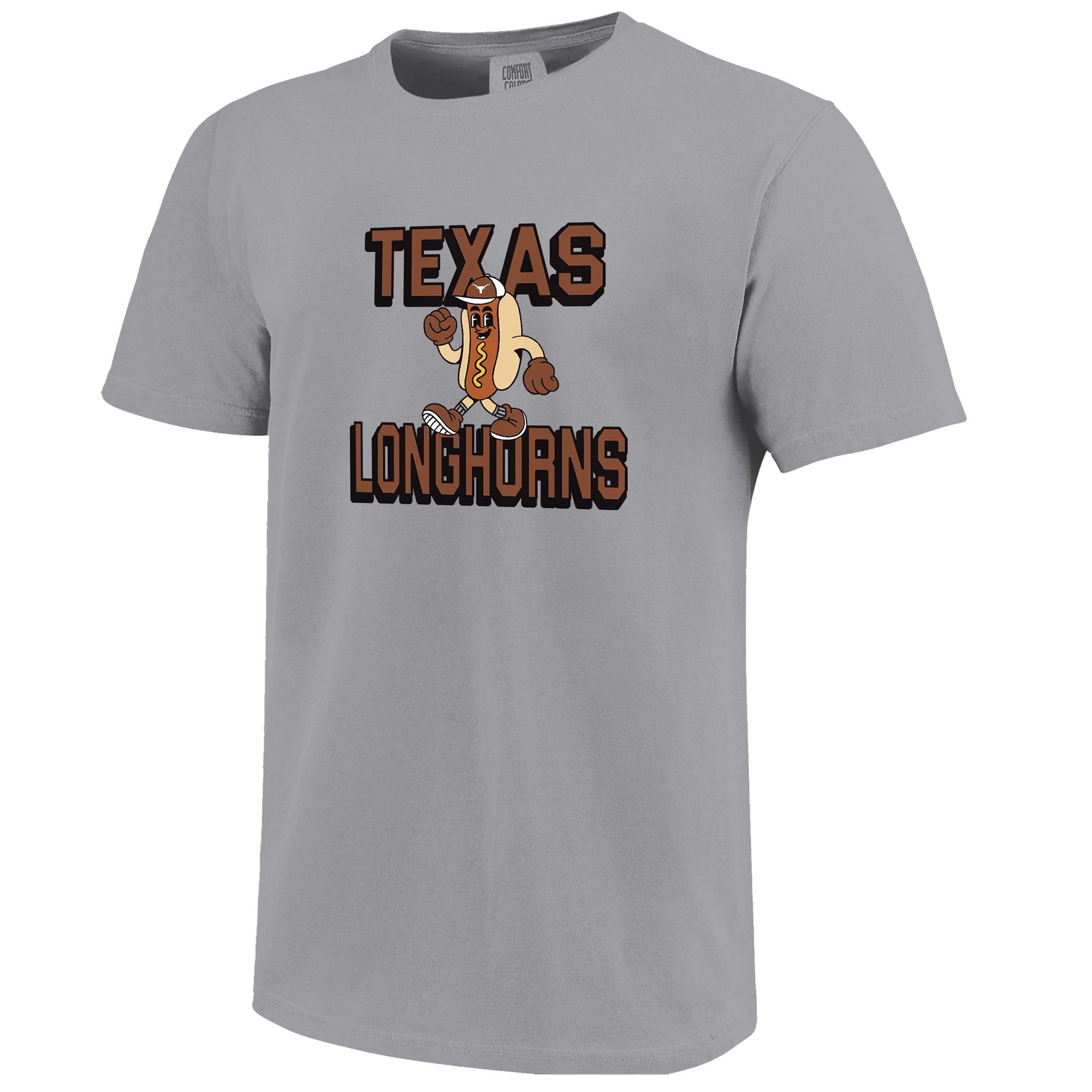 Image One Youth Texas Longhorns Blue Hot Dog T-Shirt