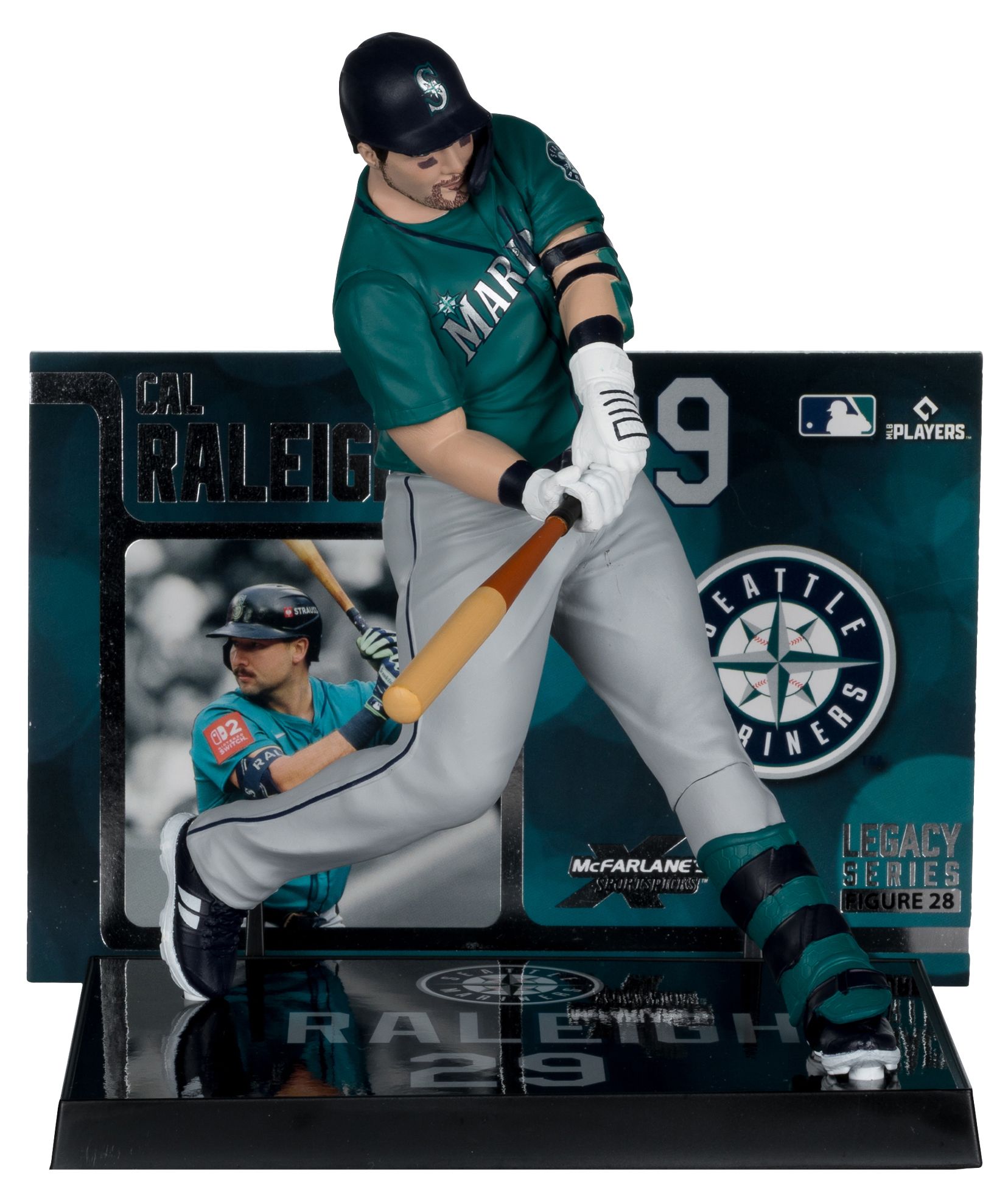 Imports Dragon Seattle Mariners Cal Raleigh Posed Figure