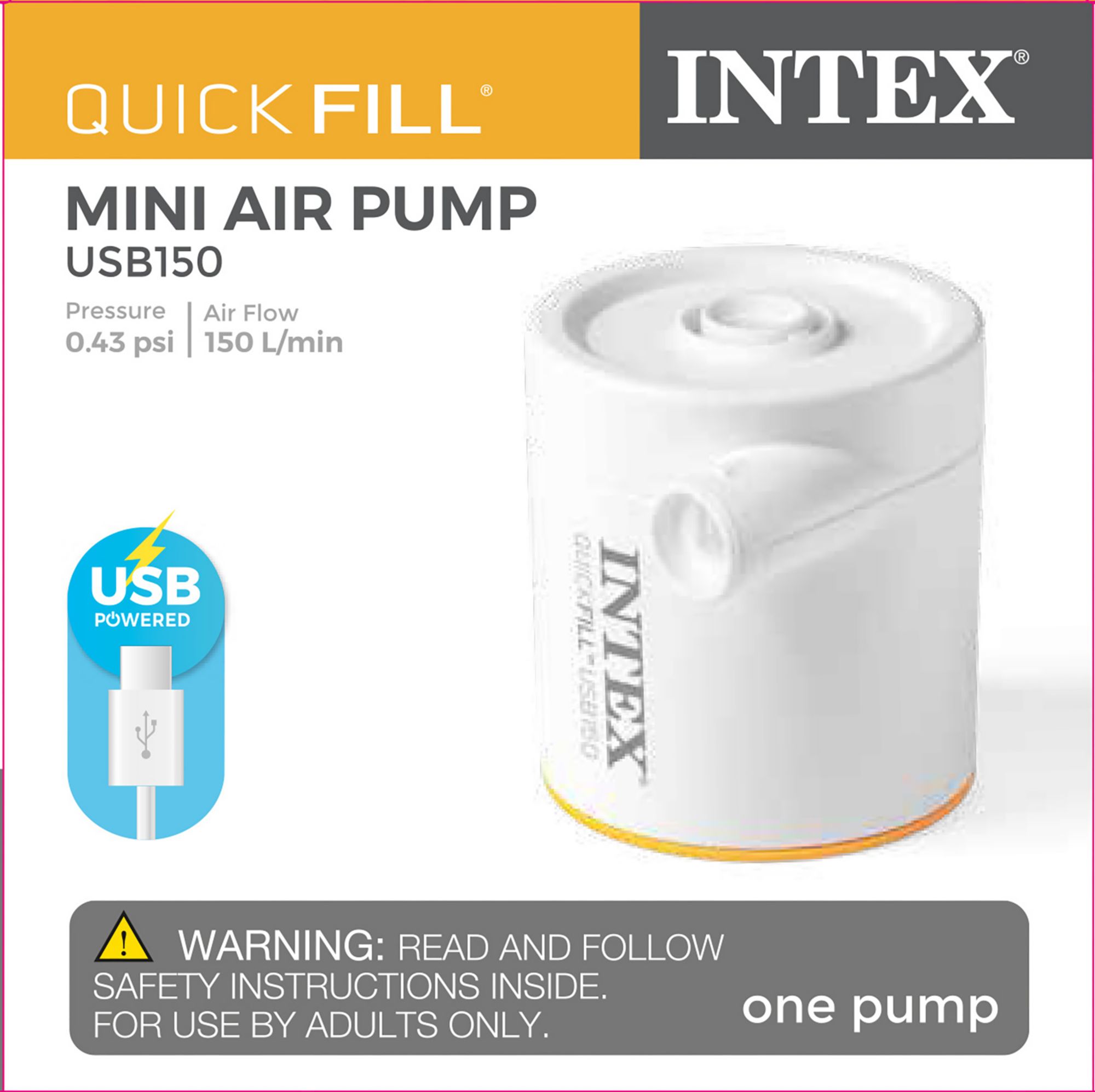 Intex Quick-Fill USB-150 Air Pump