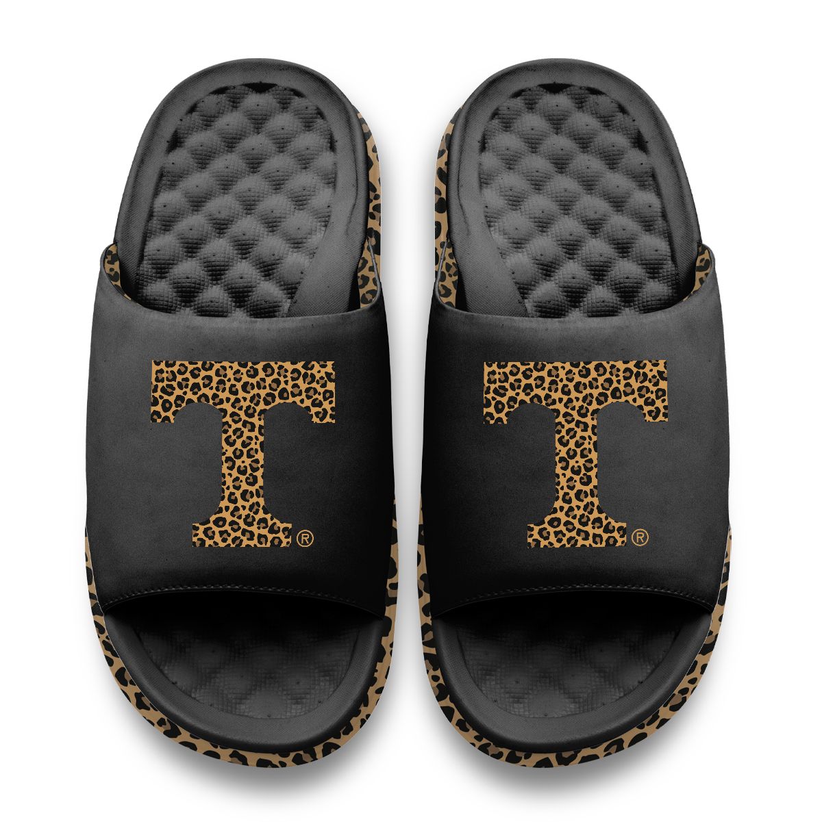 ISlide Women's Tennessee Volunteers Cheetah Dip Motive Slide Sandals