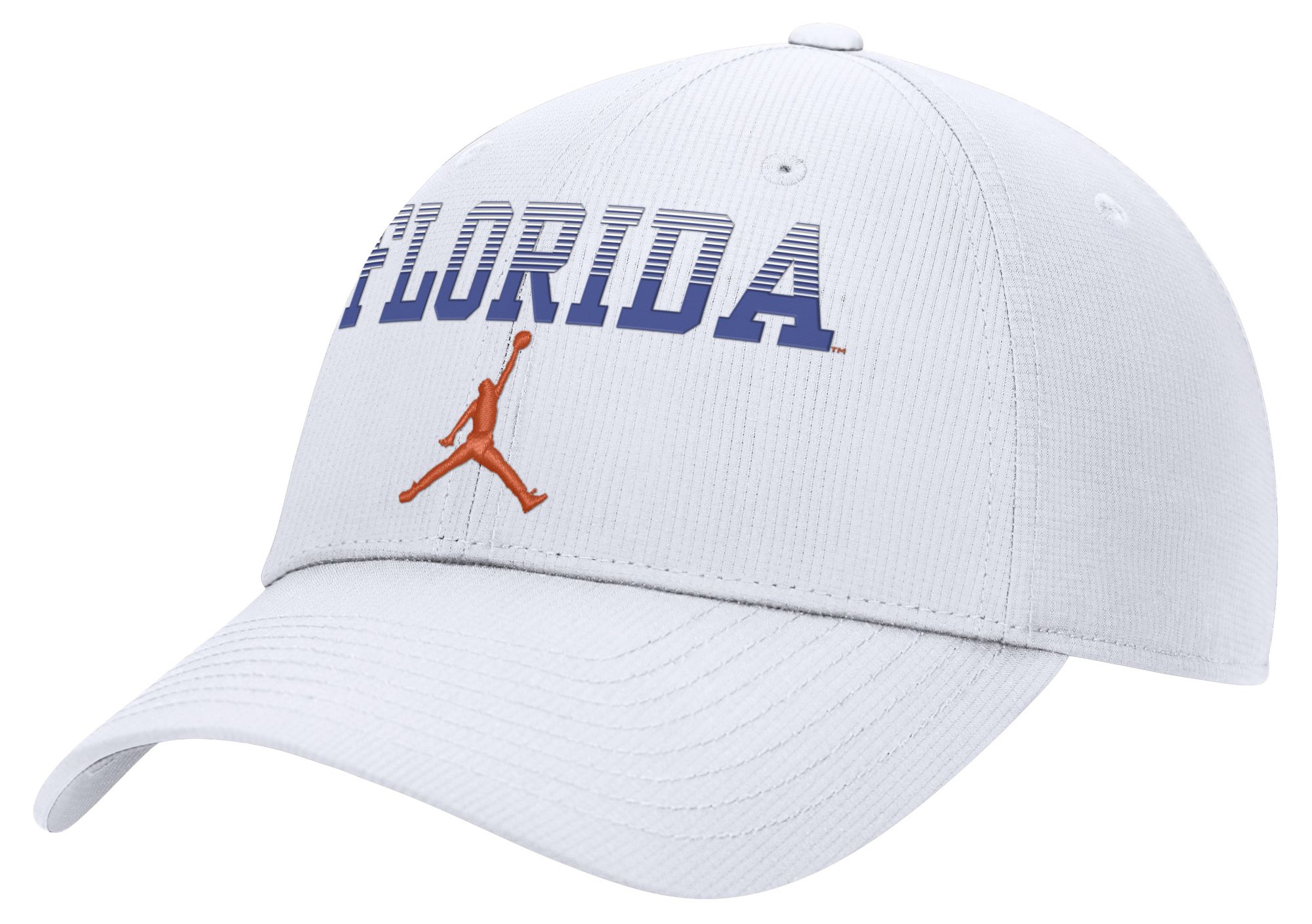 Jordan Adult Florida Gators White Dri-Fit Primetime Structured Adjustable Hat