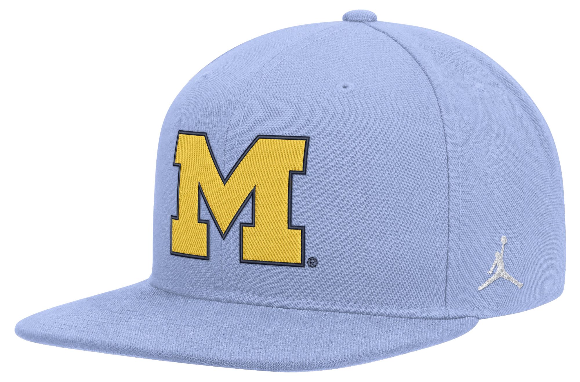 Jordan Adult Michigan Wolverines Aluminum Dri-Fit Pro Country Club Snapback Cap