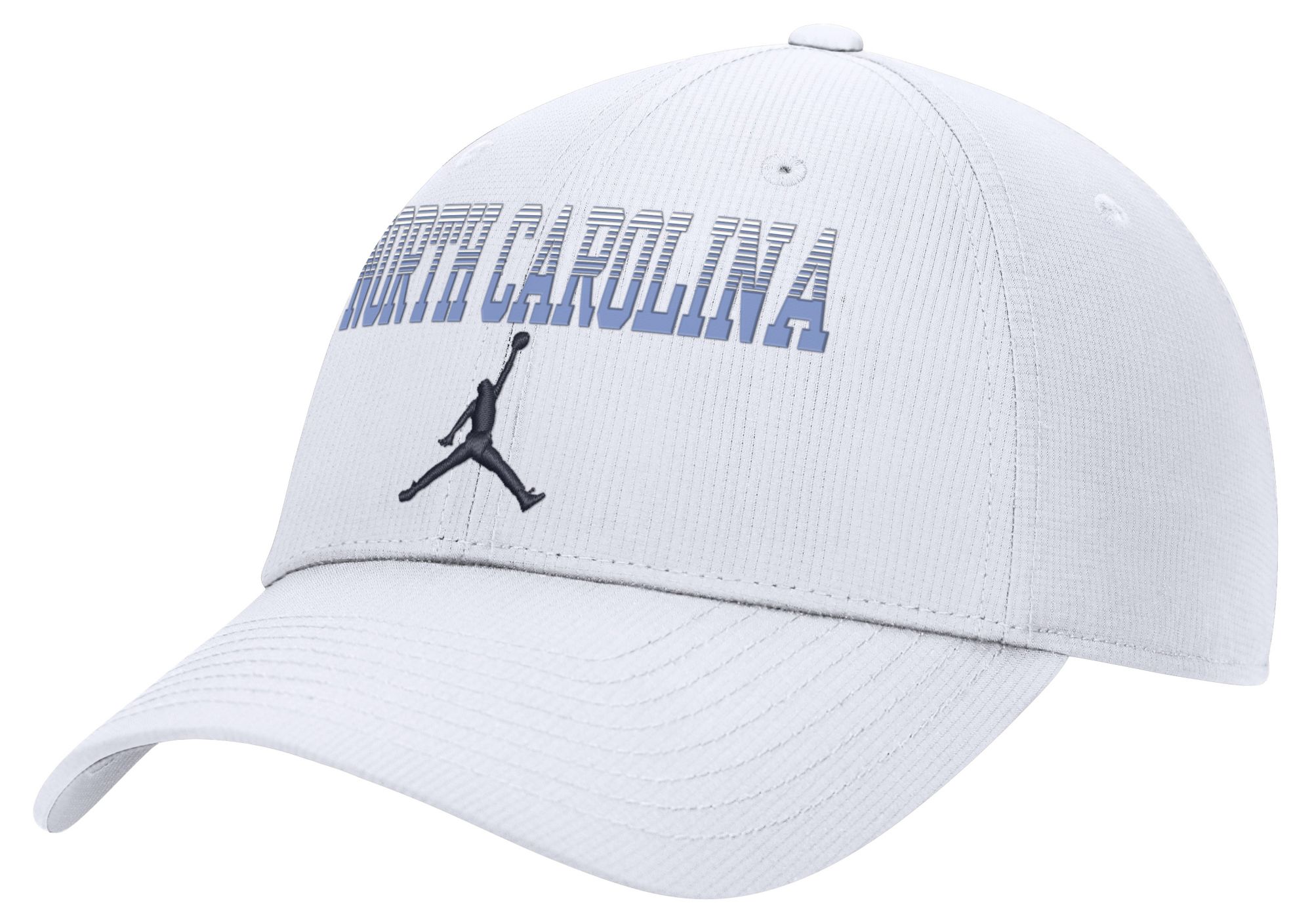 Jordan Adult North Carolina Tar Heels White Dri-Fit Primetime Structured Adjustable Hat