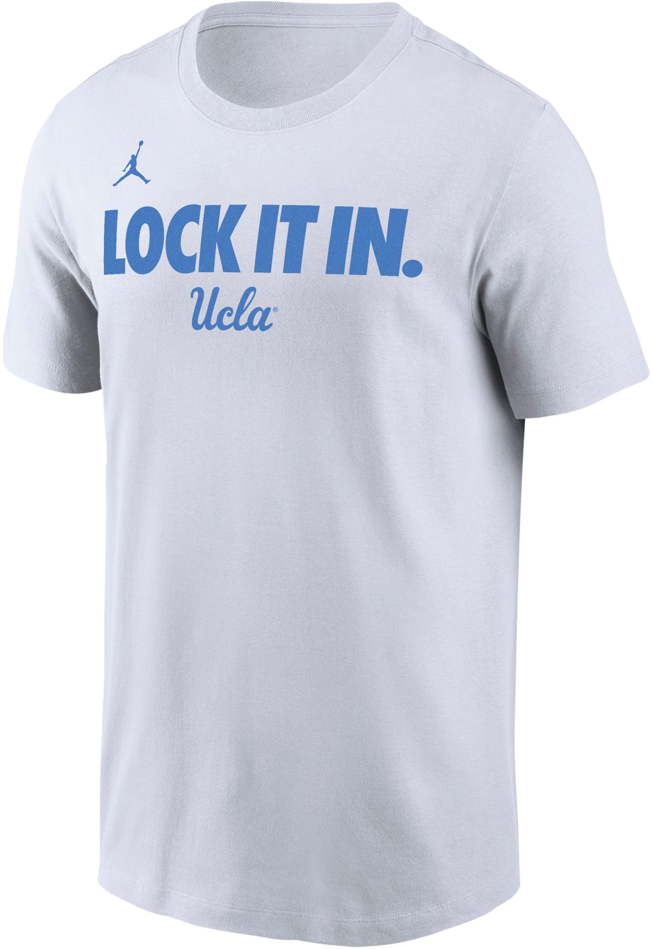 Jordan Adult UCLA Bruins 'Lock It In.' White Bench T-Shirt