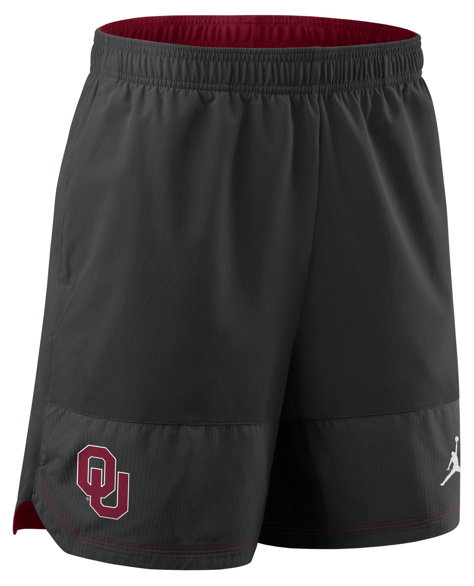 Jordan Men's Oklahoma Sooners Black Dri-Fit Woven Shorts