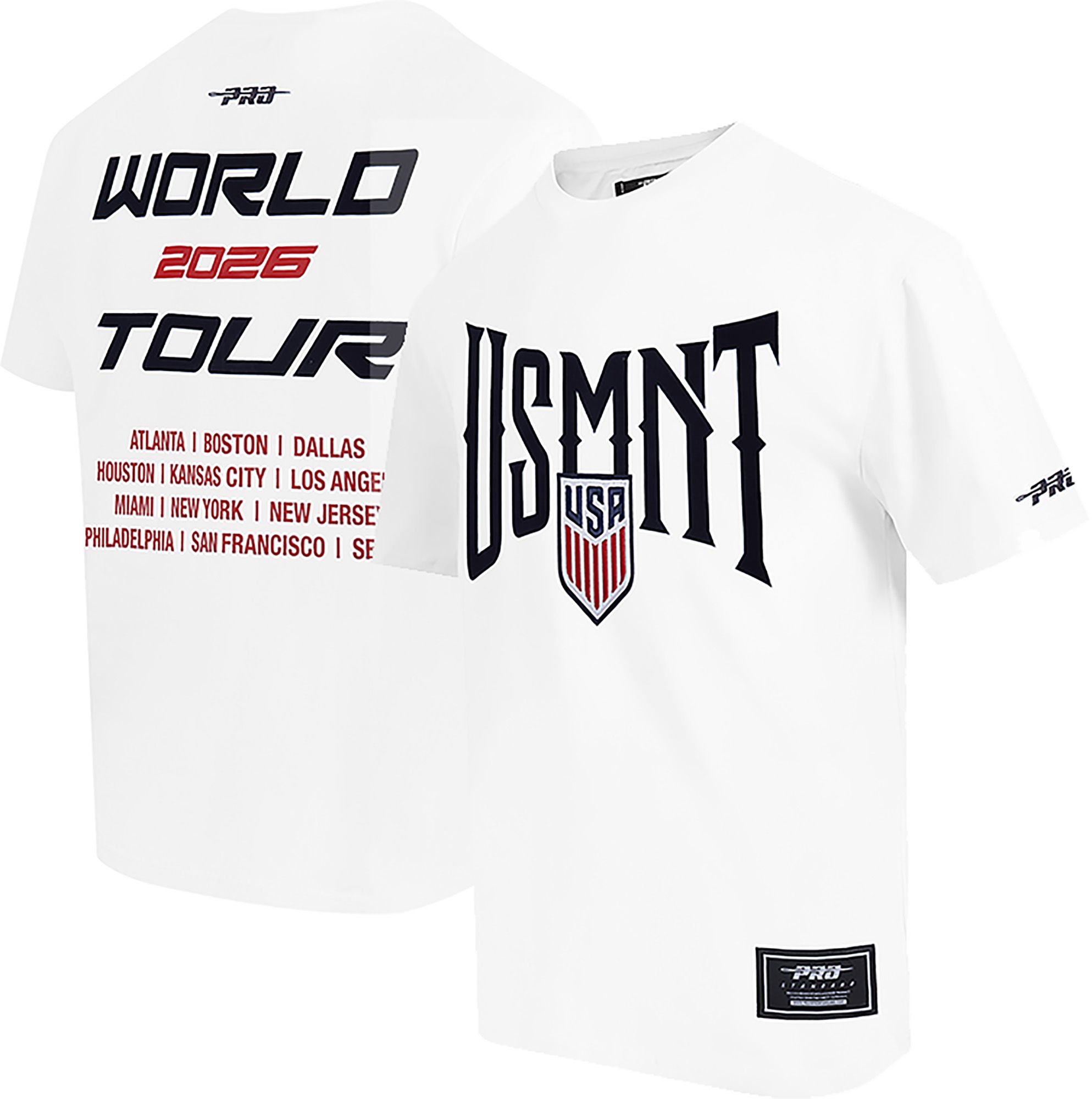 Pro Standard Adult USMNT White City Tour T-Shirt