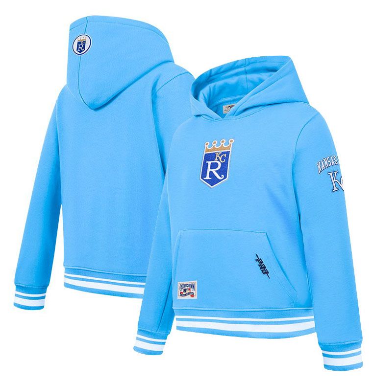 Pro Standard Boys' Kansas City Royals Royal Retro Fleece Hoodie