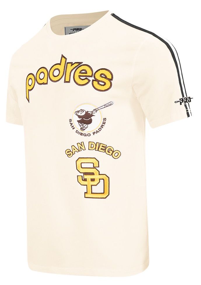 Pro Standard Men's San Diego Padres Cream Retro Classic T-Shirt