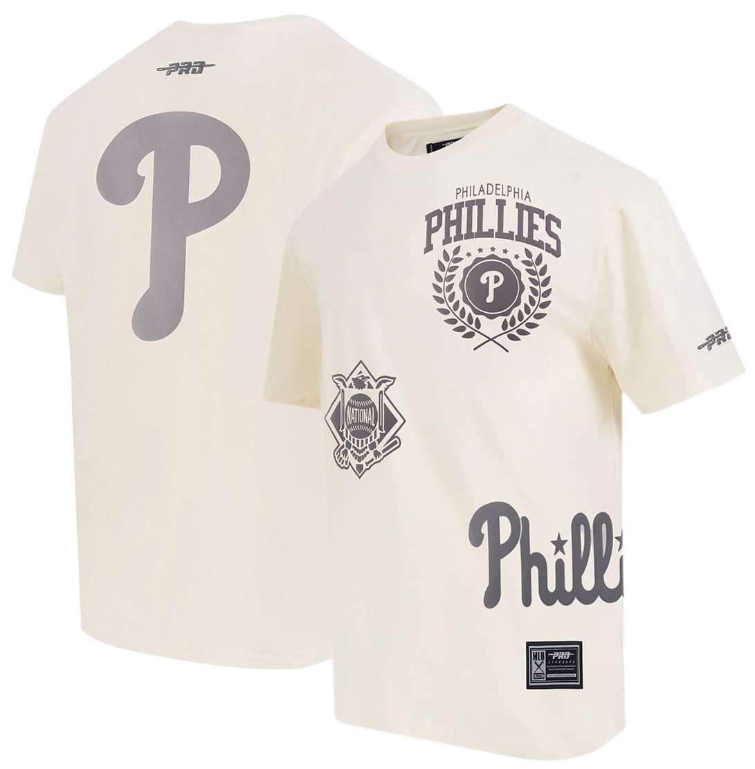 Pro Standard Men's Philadelphia Phillies Cream Street Team T-Shirt