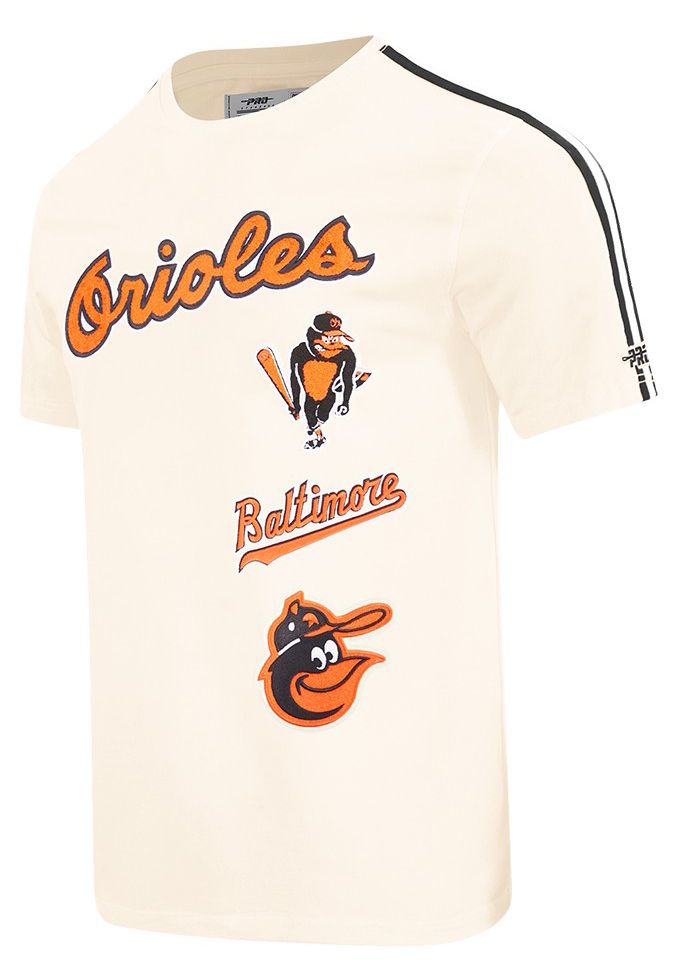 Pro Standard Men's Baltimore Orioles Cream Retro Classic T-Shirt