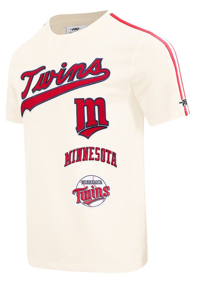 Pro Standard Men's Minnesota Twins Cream Retro Classic T-Shirt