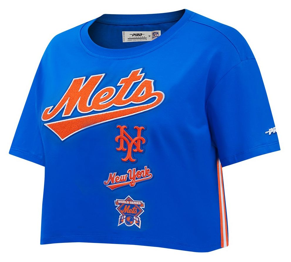 Pro Standard Women's New York Mets Royal Retro Boxy T-Shirt