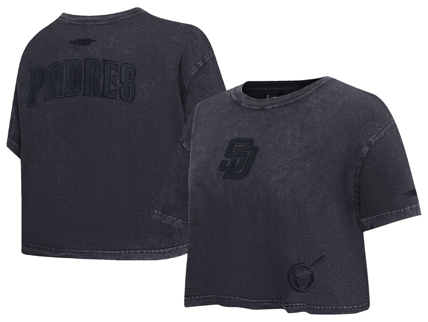 Pro Standard Women's San Diego Padres Black Washed Classic T-Shirt