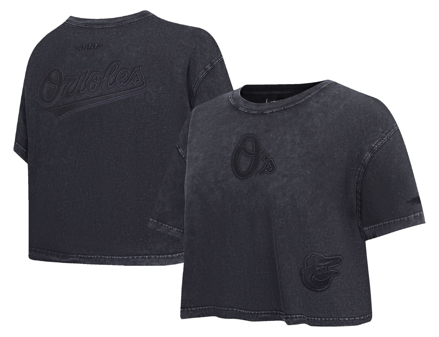Pro Standard Women's Baltimore Orioles Black Washed Classic T-Shirt