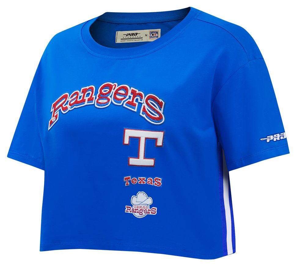 Pro Standard Women's Texas Rangers Royal Retro Boxy T-Shirt