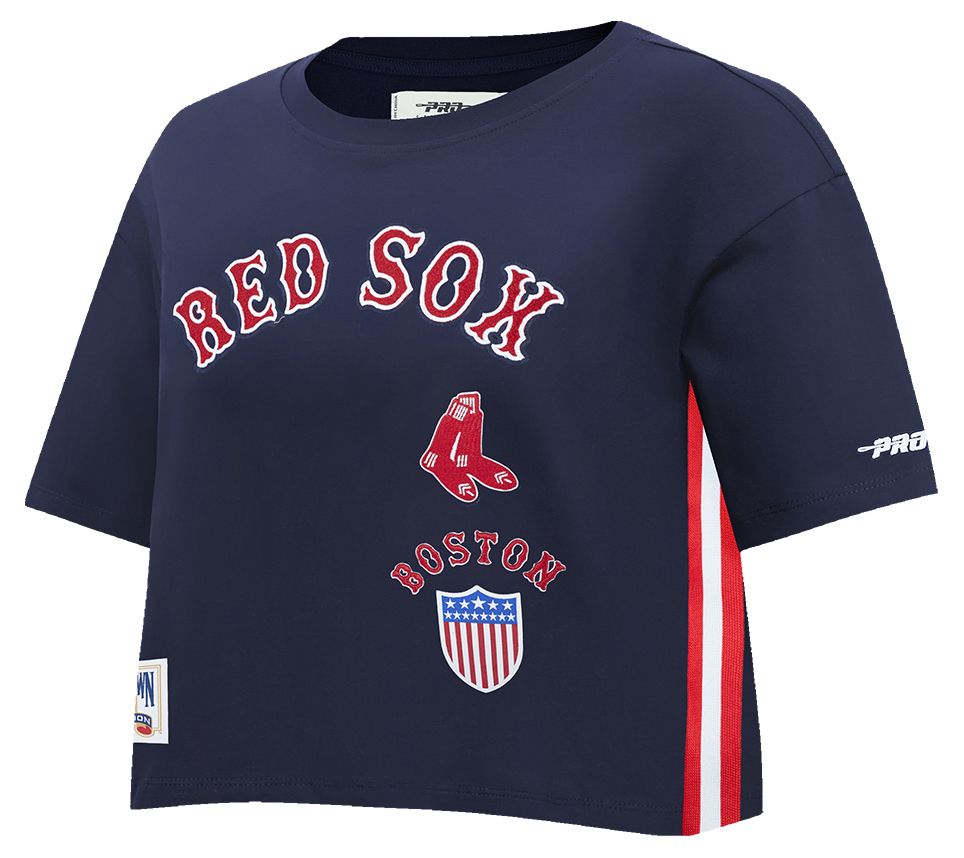Pro Standard Women's Boston Red Sox Navy Boxy T-Shirt