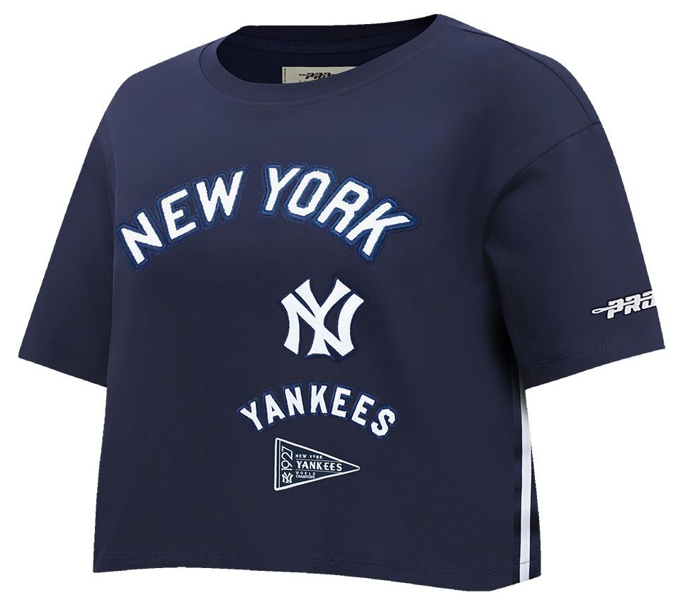 Pro Standard Women's New York Yankees Navy Boxy T-Shirt