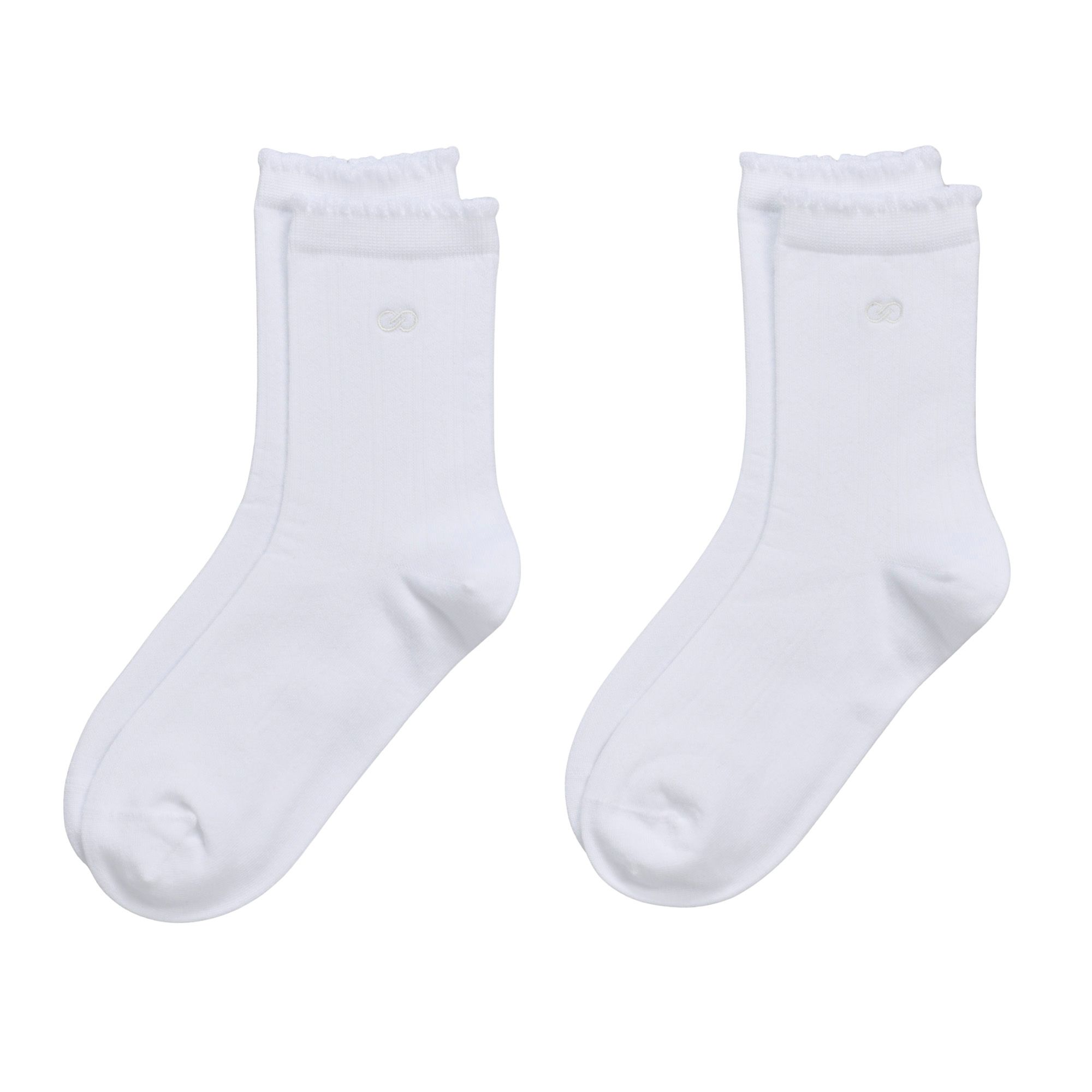 CALIA Women's Pointelle Crew Socks - 2 Pack