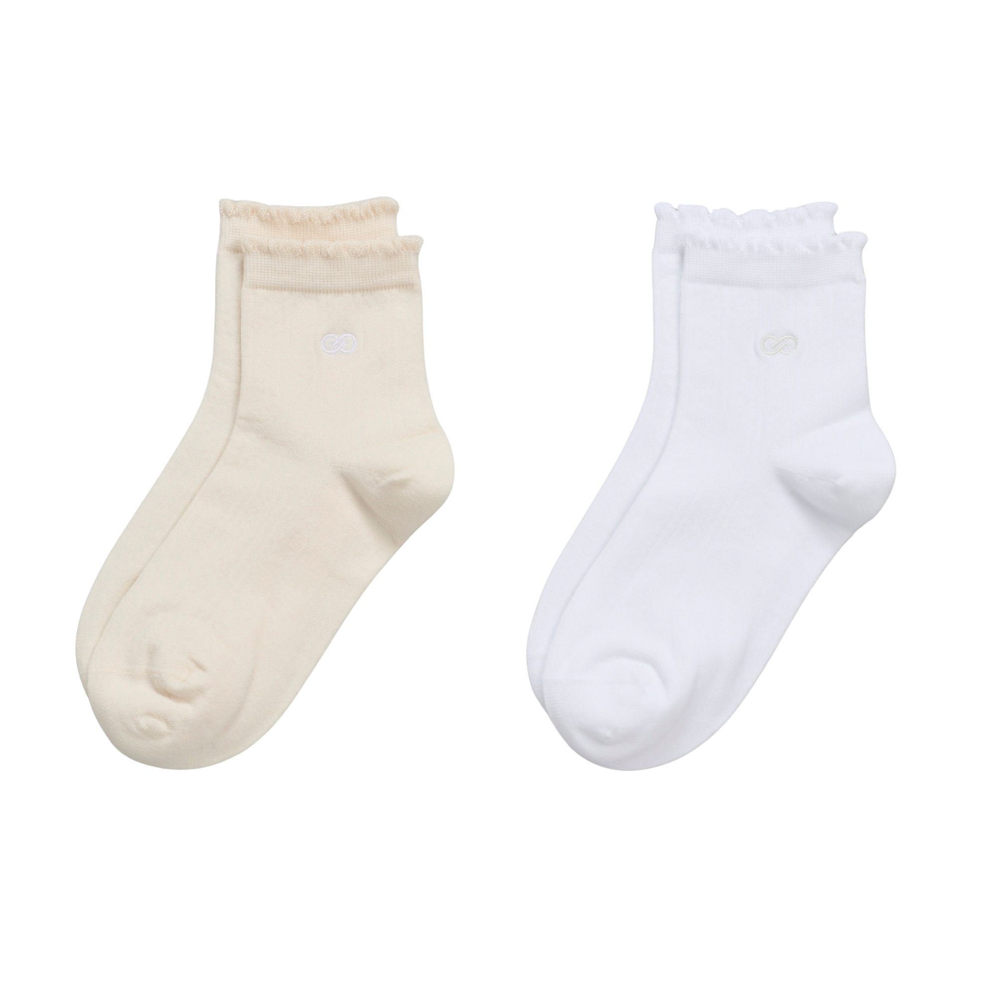 CALIA Women's Pointelle Quarter Socks - 2 Pack