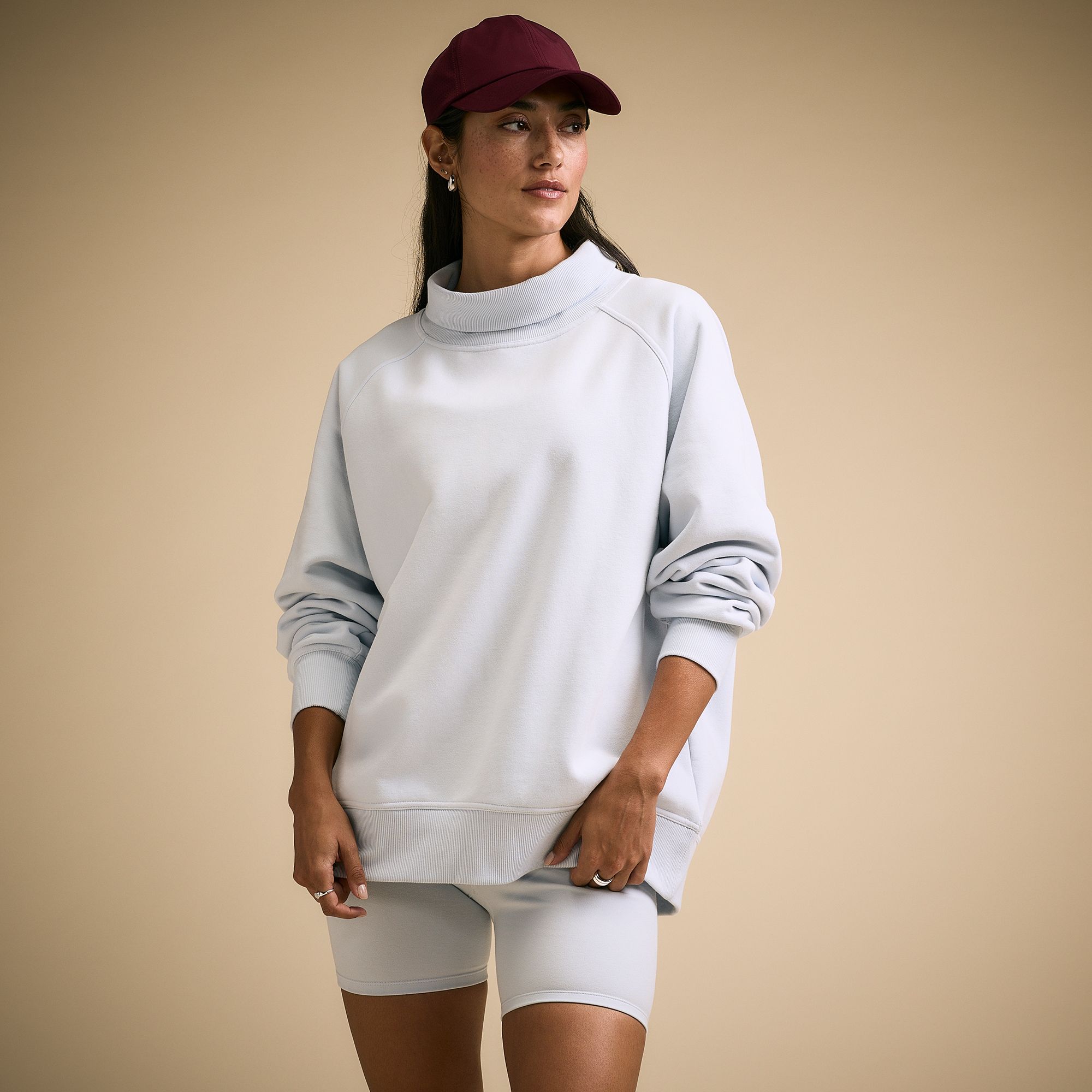 CALIA Women's&nbsp;Sorona&nbsp;Funnel Neck Tunic