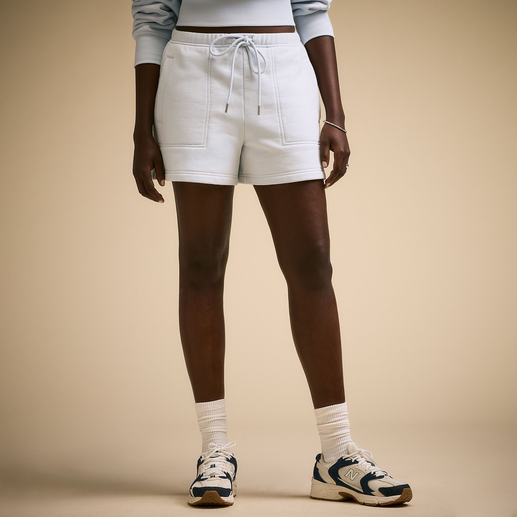 CALIA Women's Cotton High Rise Shorts