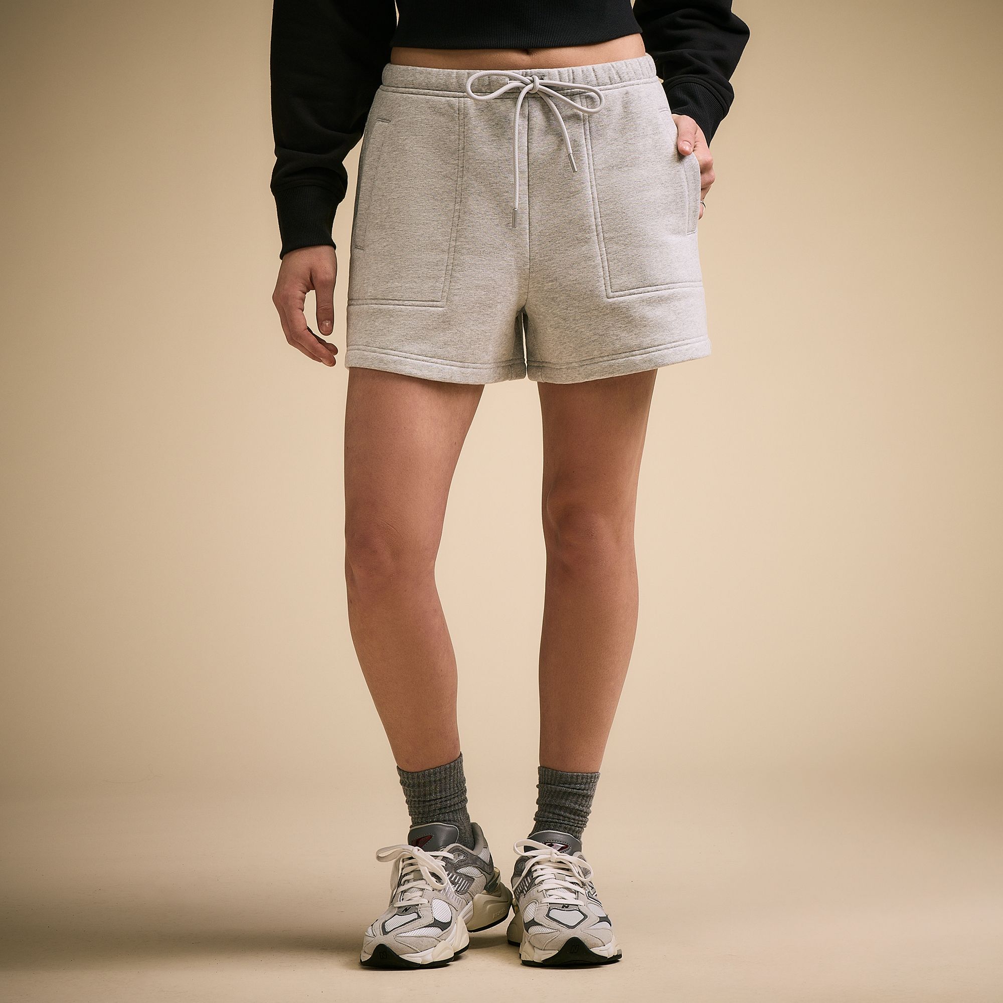 CALIA Women's Cotton High Rise Shorts