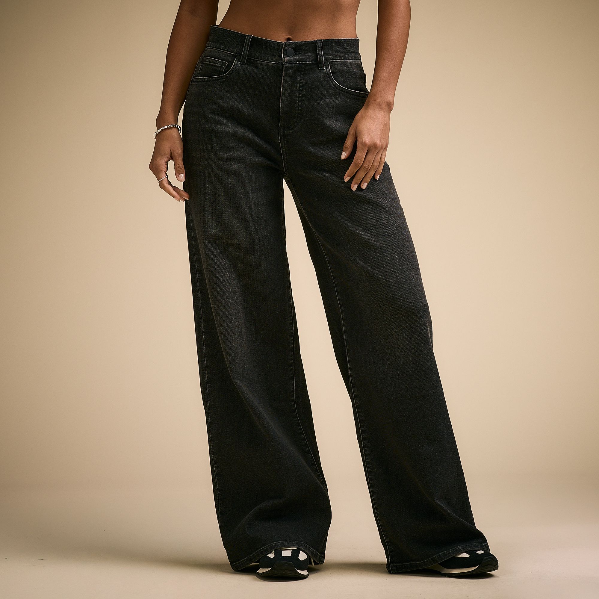 CALIA Women's Effortless Denim Barrel Pant