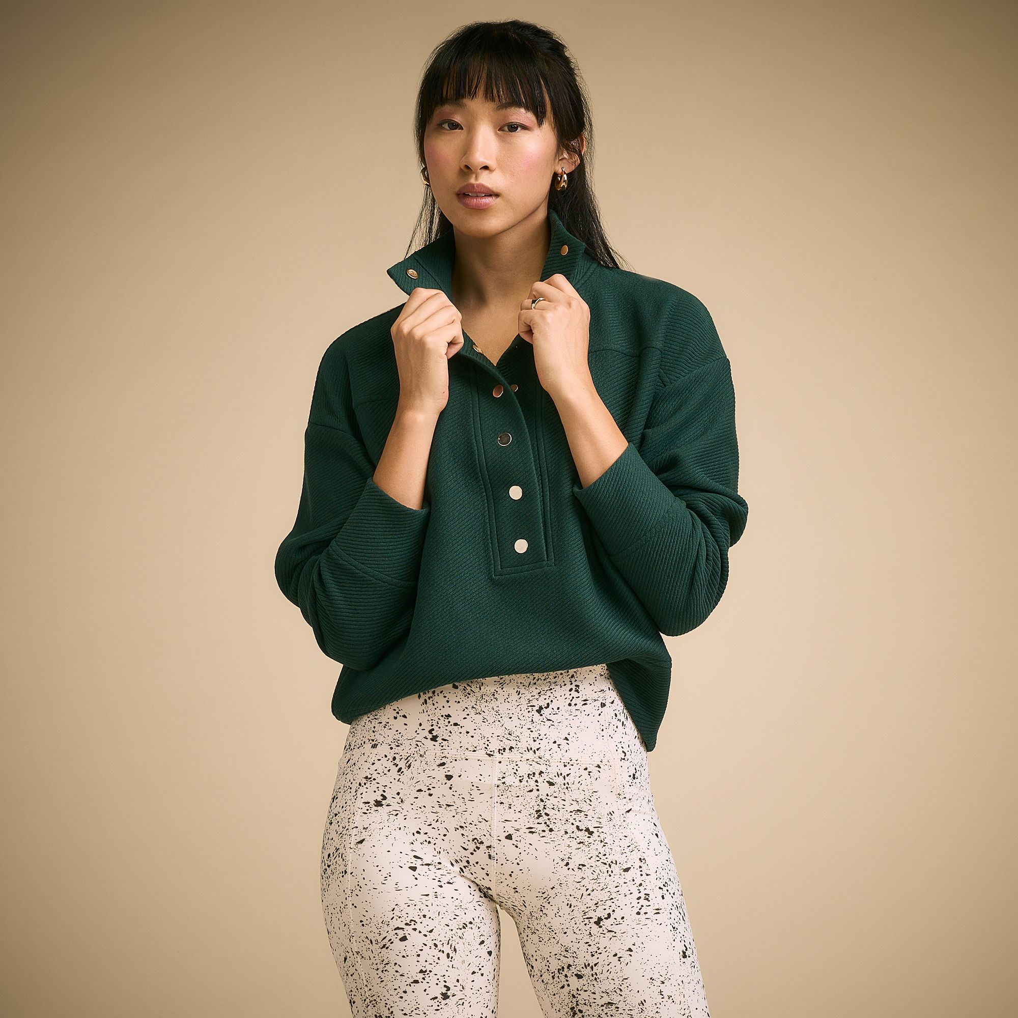 CALIA Women's Elevate Henley Pullover