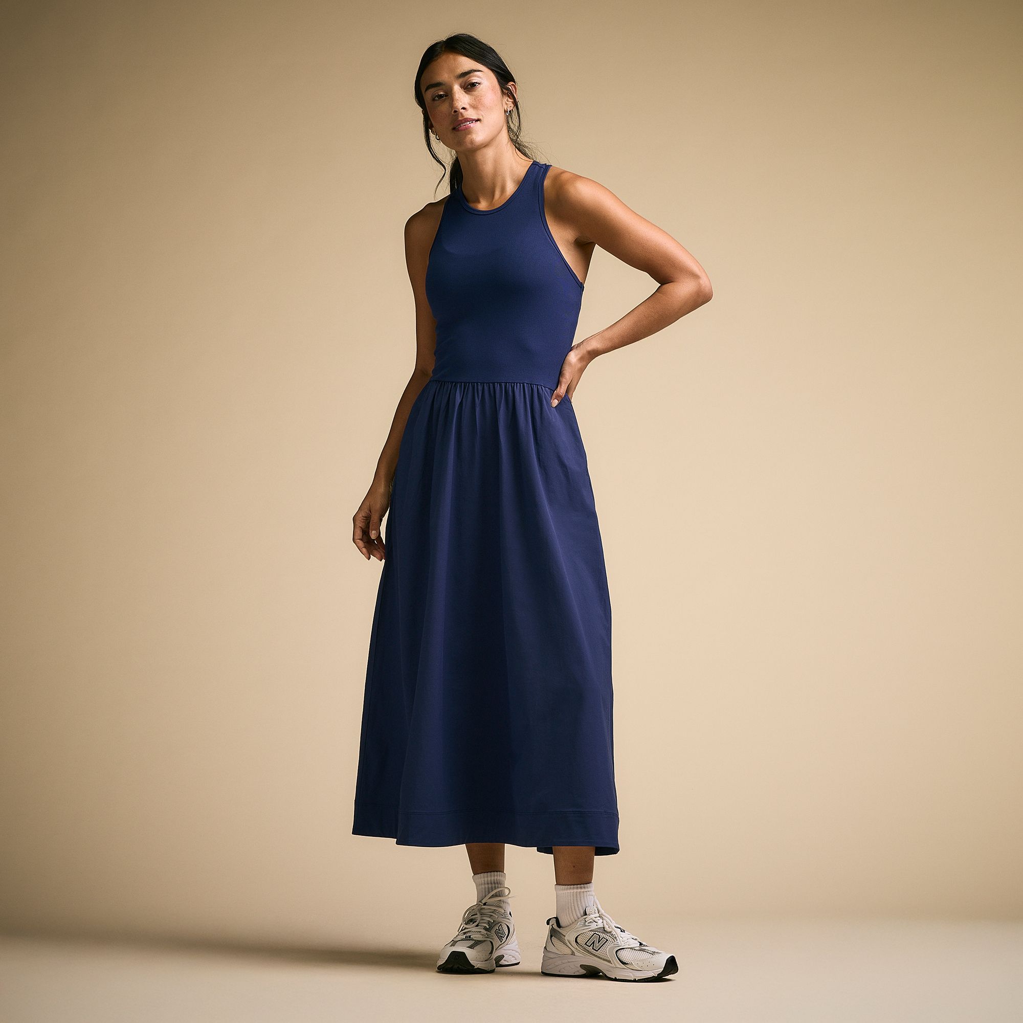 CALIA Women's Mixed Media Dress