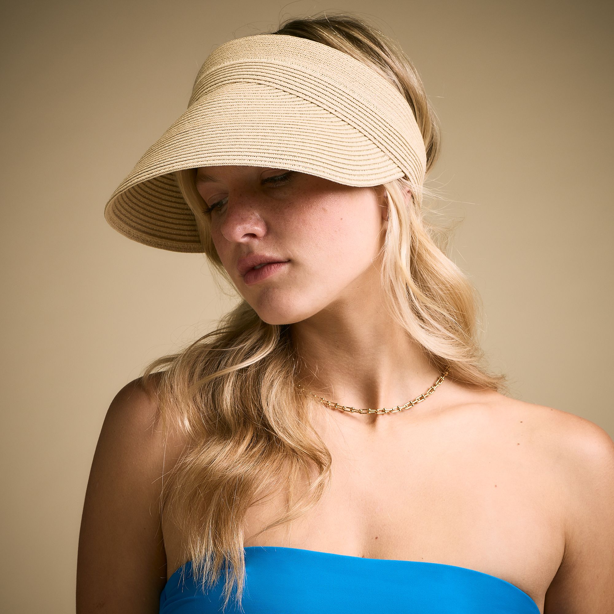 CALIA Women's Paperbraid Visor