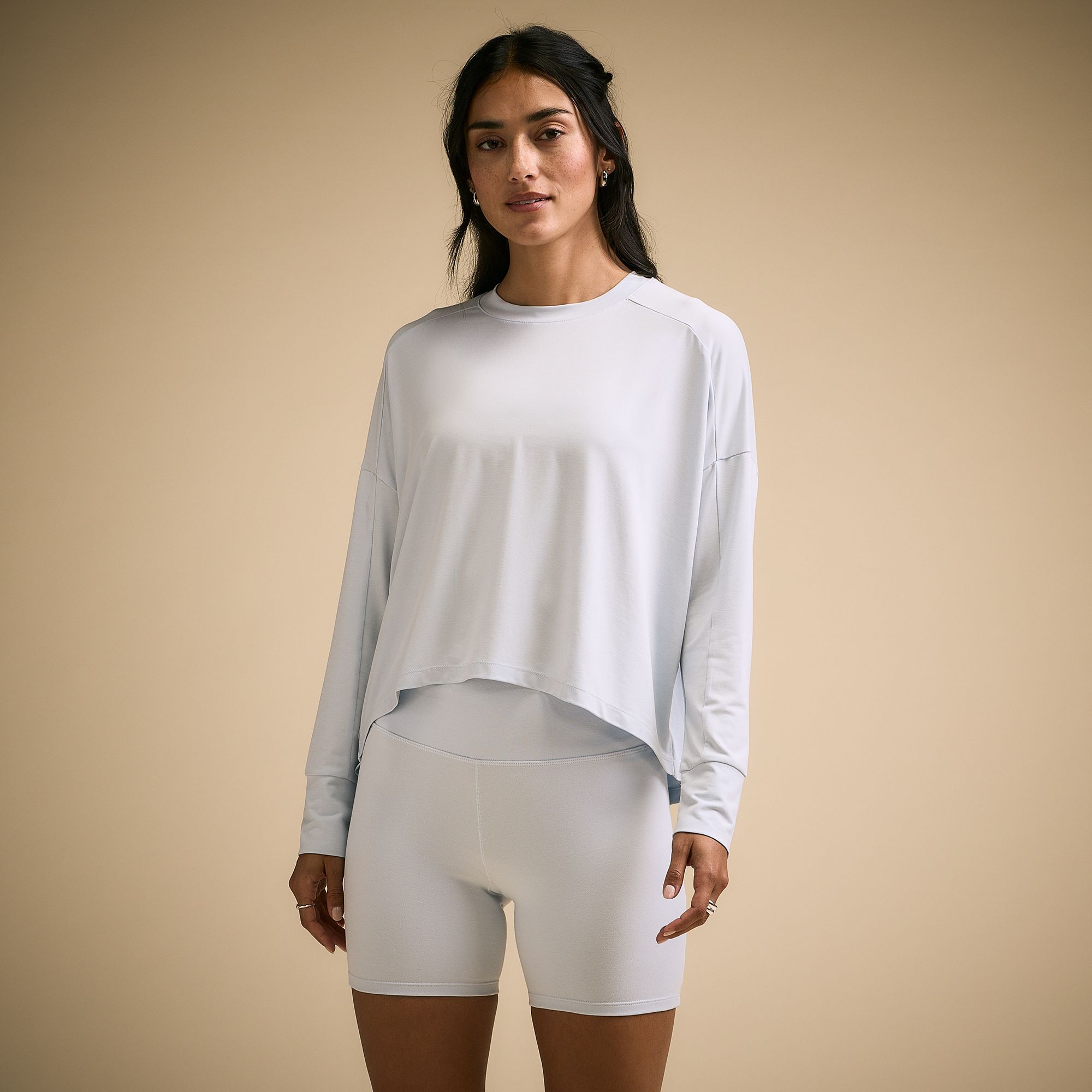 CALIA Women's Sandwash Long Sleeve Crew